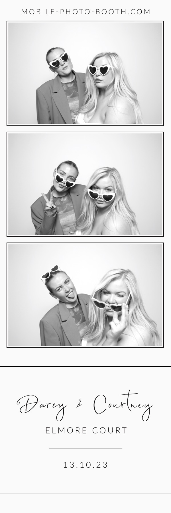 Darcy & Courtney  | View more photos from the event at images.mobile-photo-booth.com/u/MobilePhotoBoothUK/Darcy-Courtney