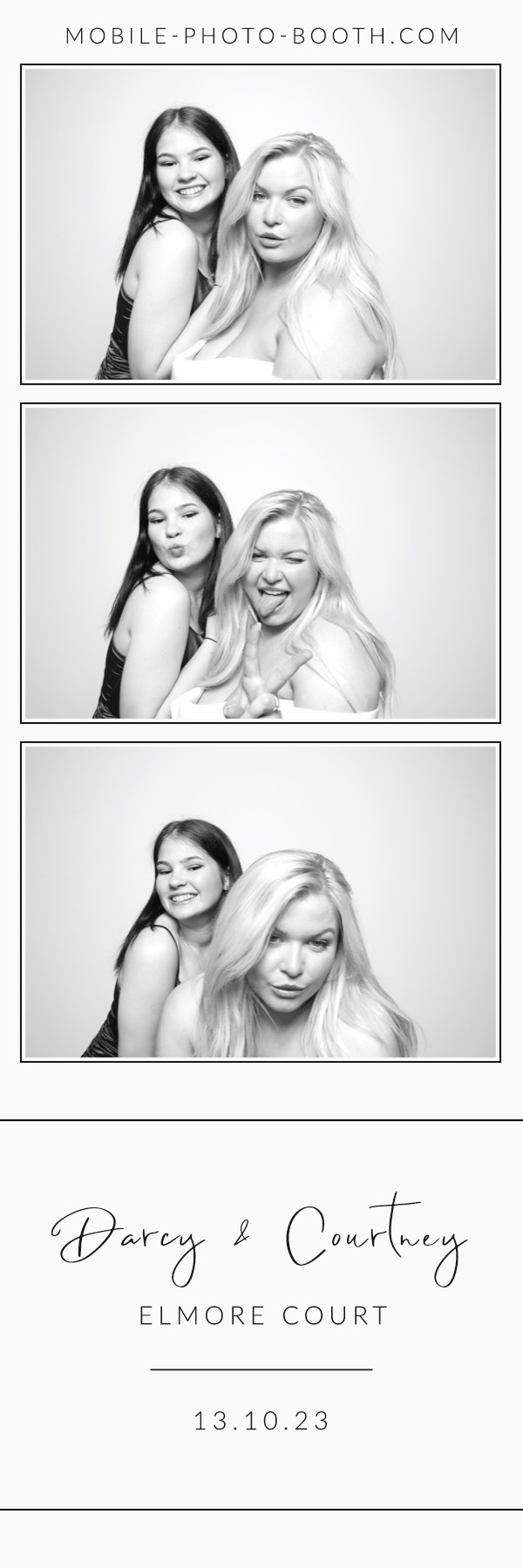 Darcy & Courtney  | View more photos from the event at images.mobile-photo-booth.com/u/MobilePhotoBoothUK/Darcy-Courtney