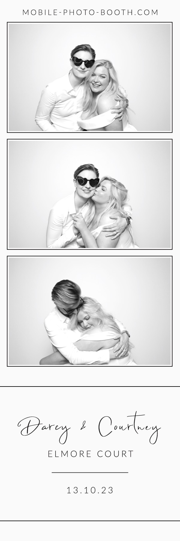 Darcy & Courtney  | View more photos from the event at images.mobile-photo-booth.com/u/MobilePhotoBoothUK/Darcy-Courtney