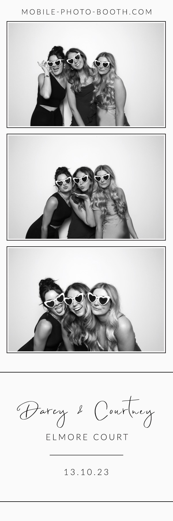 Darcy & Courtney  | View more photos from the event at images.mobile-photo-booth.com/u/MobilePhotoBoothUK/Darcy-Courtney