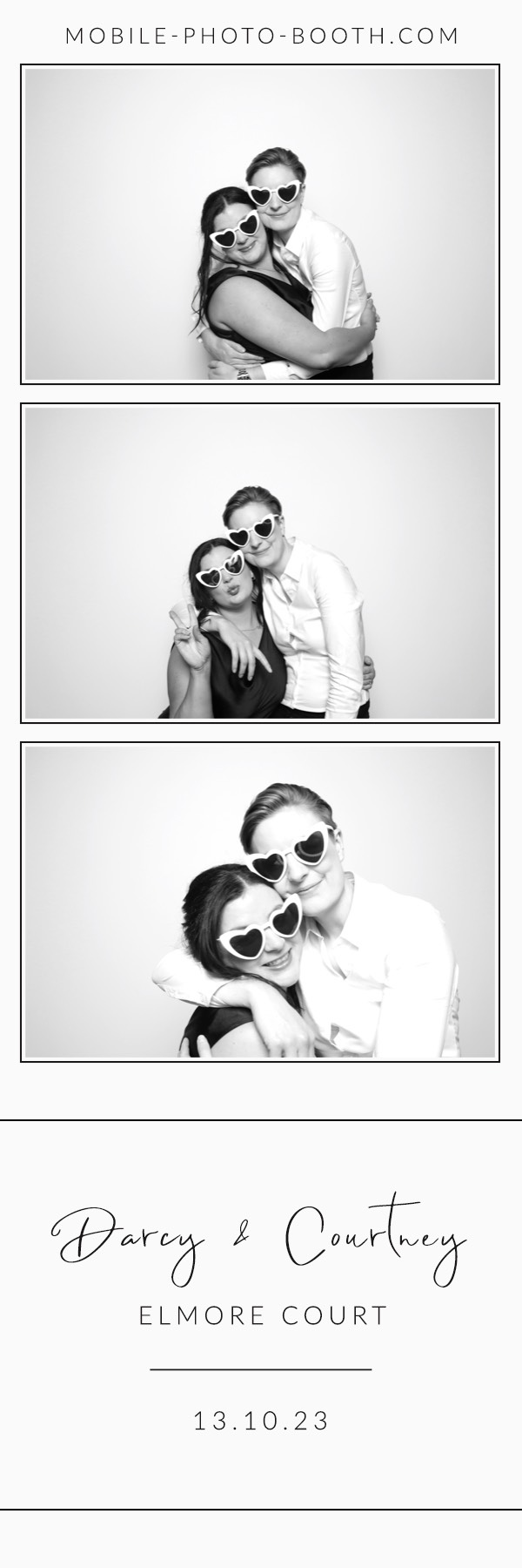 Darcy & Courtney  | View more photos from the event at images.mobile-photo-booth.com/u/MobilePhotoBoothUK/Darcy-Courtney