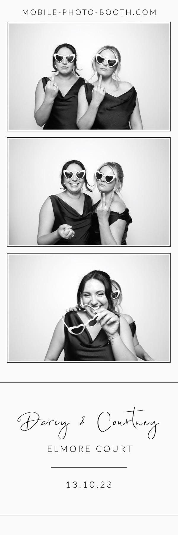 Darcy & Courtney  | View more photos from the event at images.mobile-photo-booth.com/u/MobilePhotoBoothUK/Darcy-Courtney