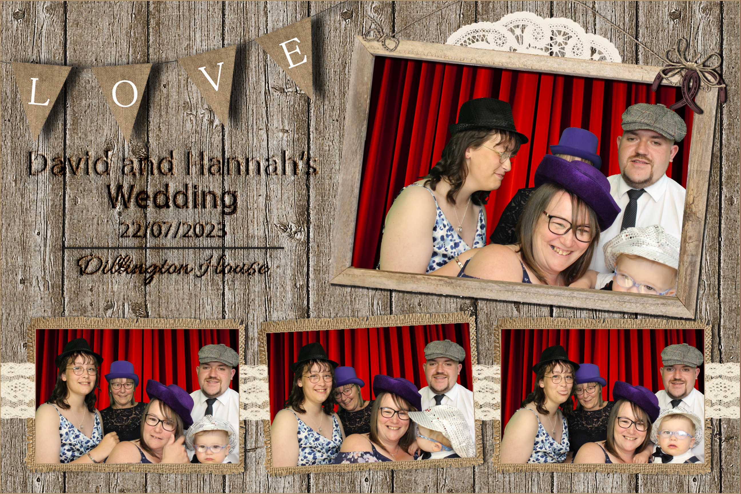David & Hannah | View more photos from the event at images.mobile-photo-booth.com/u/MobilePhotoBoothUK/David-Hannah