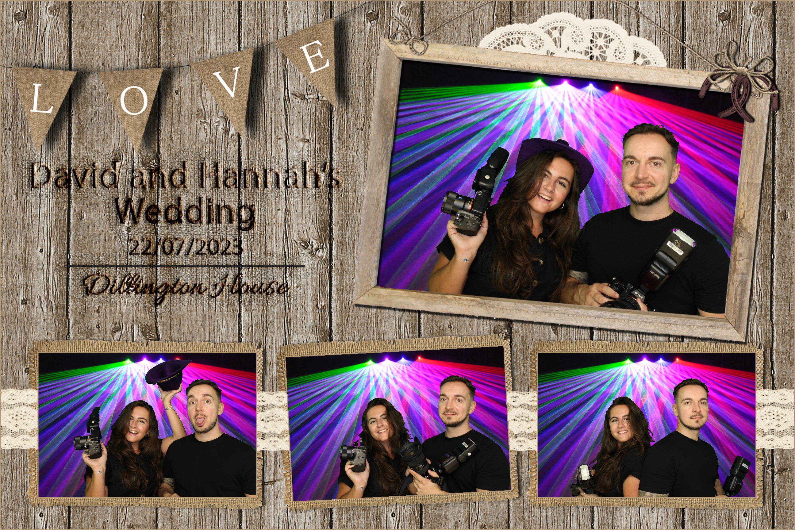 David & Hannah | View more photos from the event at images.mobile-photo-booth.com/u/MobilePhotoBoothUK/David-Hannah
