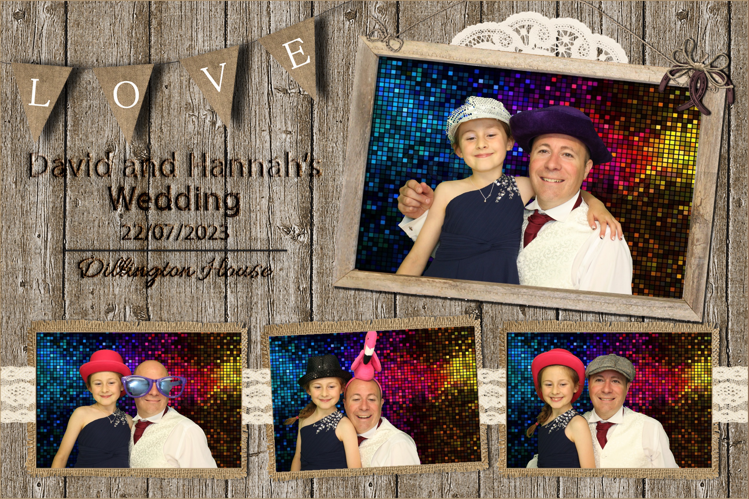 David & Hannah | View more photos from the event at images.mobile-photo-booth.com/u/MobilePhotoBoothUK/David-Hannah