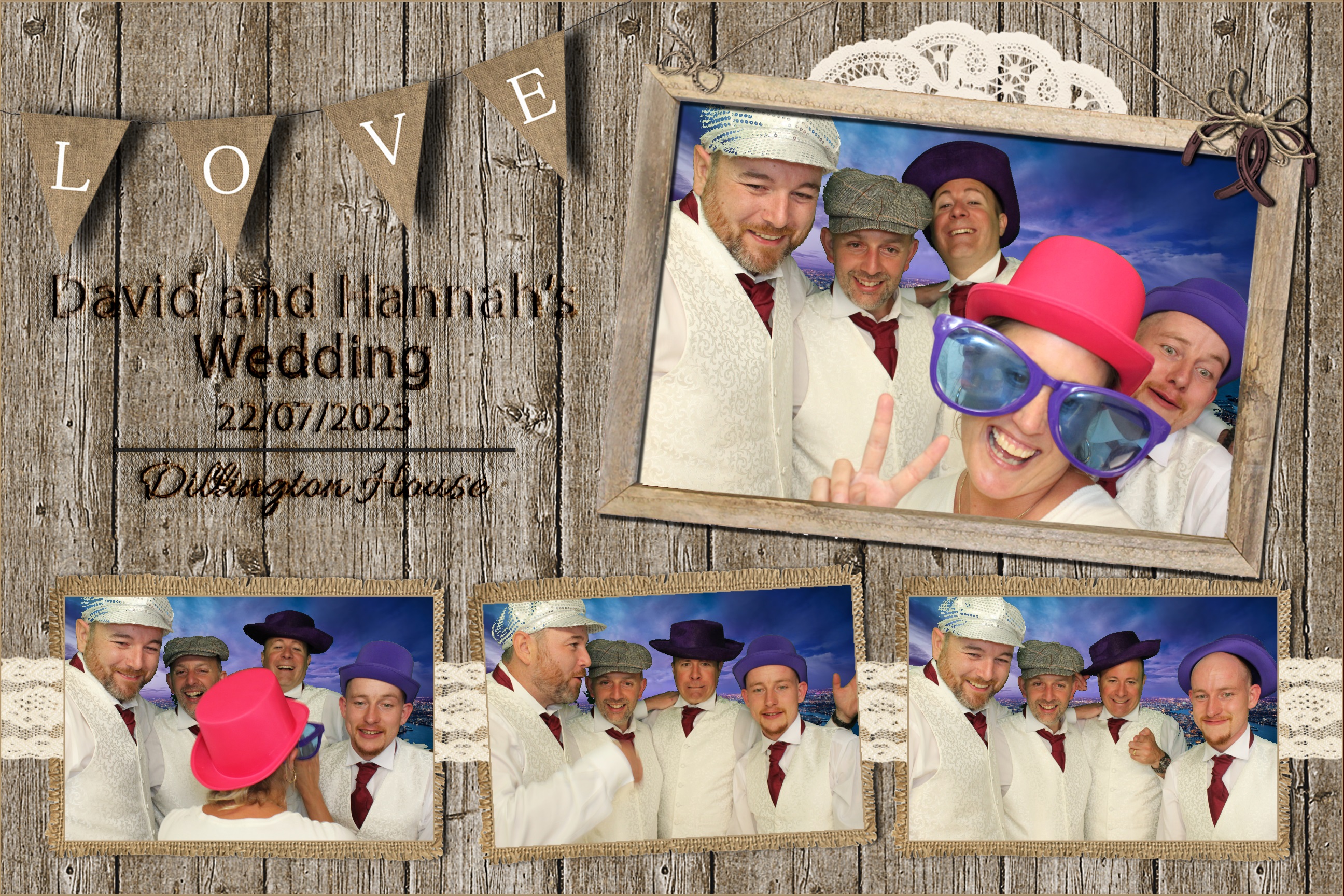 David & Hannah | View more photos from the event at images.mobile-photo-booth.com/u/MobilePhotoBoothUK/David-Hannah