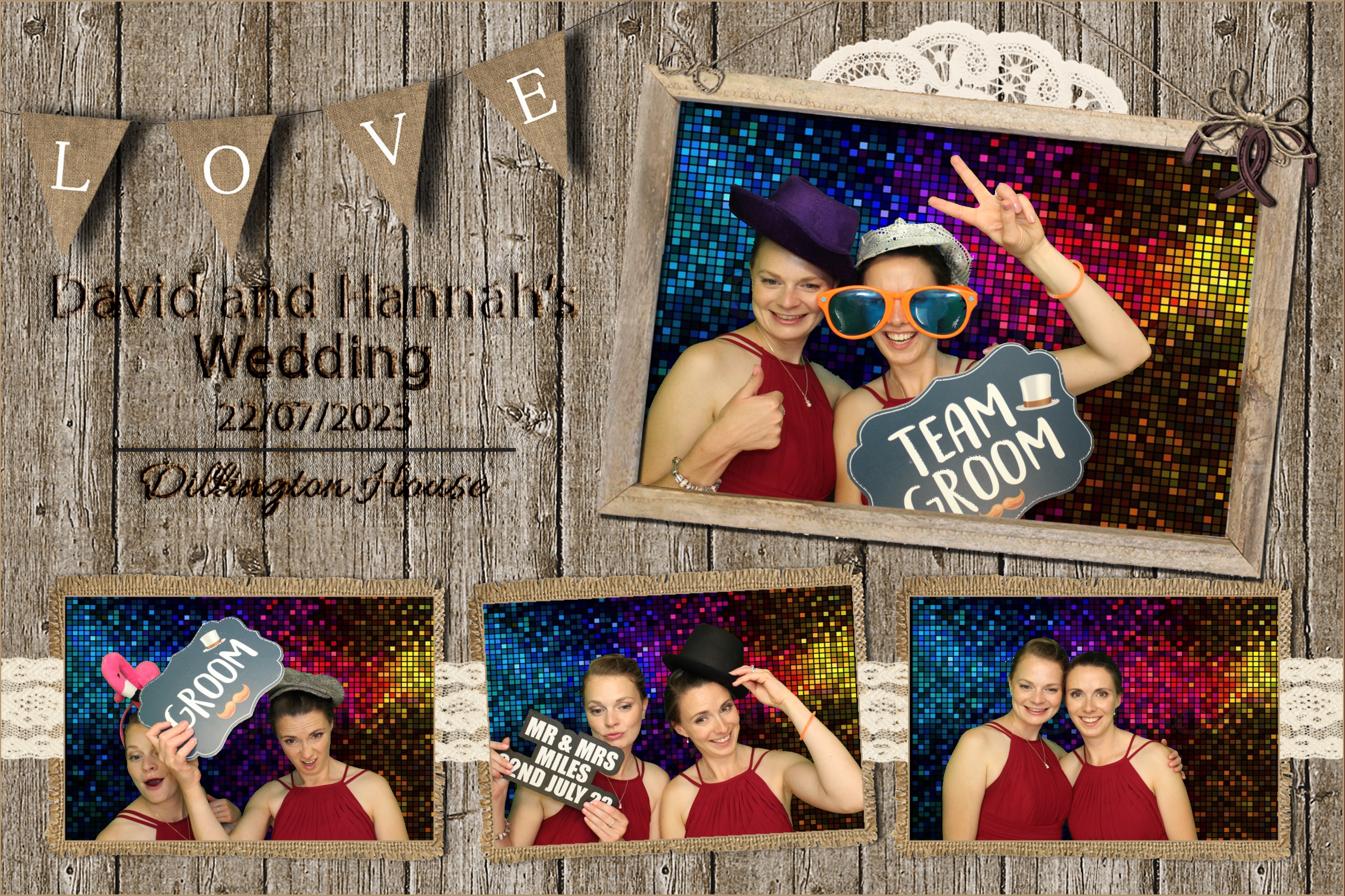 David & Hannah | View more photos from the event at images.mobile-photo-booth.com/u/MobilePhotoBoothUK/David-Hannah