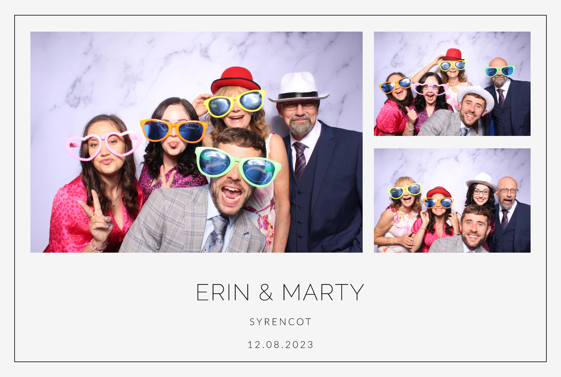Erin & Marty | View more photos from the event at images.mobile-photo-booth.com/u/MobilePhotoBoothUK/Erin-Marty