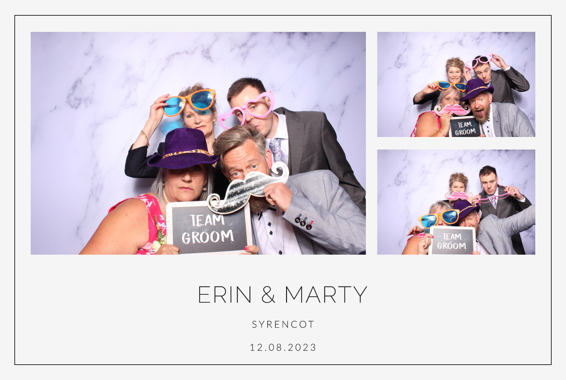 Erin & Marty | View more photos from the event at images.mobile-photo-booth.com/u/MobilePhotoBoothUK/Erin-Marty