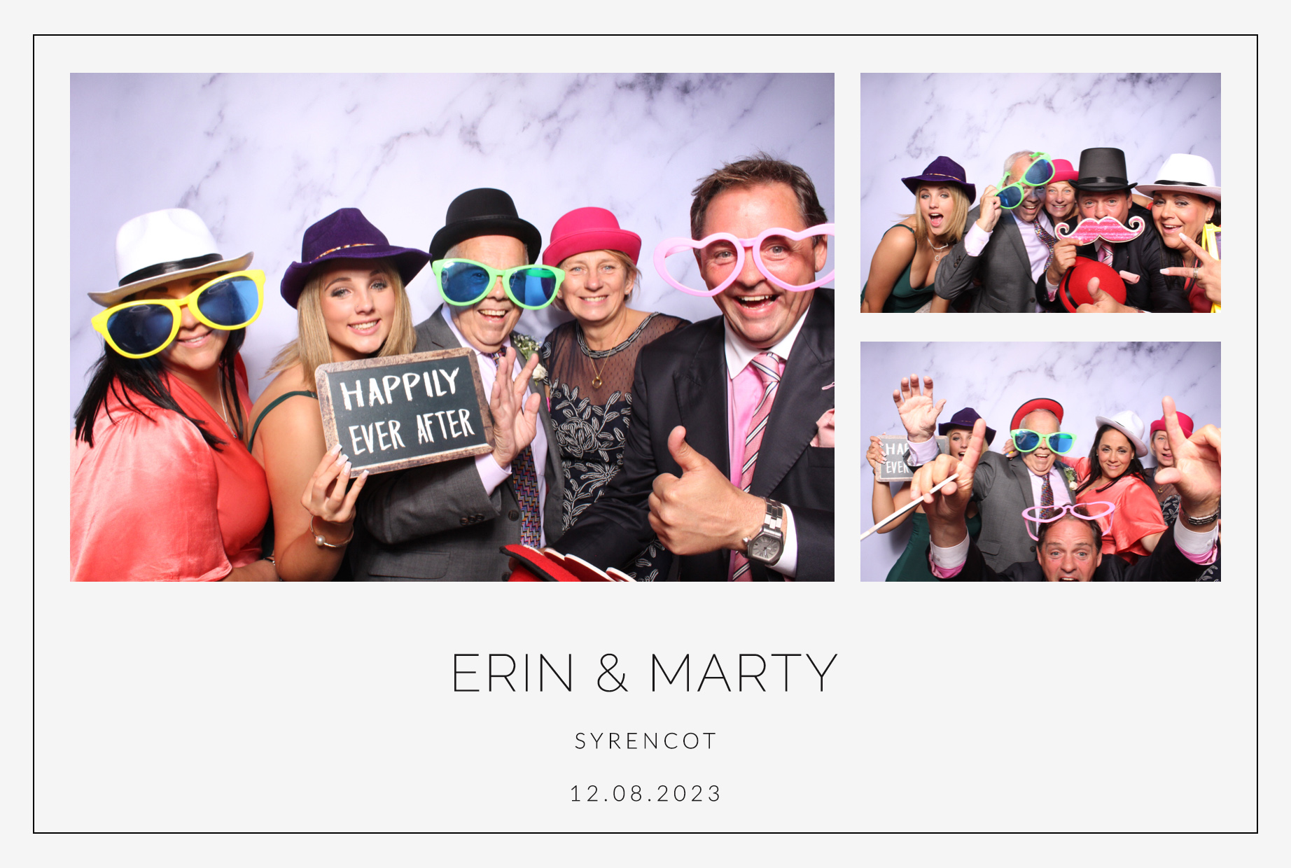 Erin & Marty | View more photos from the event at images.mobile-photo-booth.com/u/MobilePhotoBoothUK/Erin-Marty