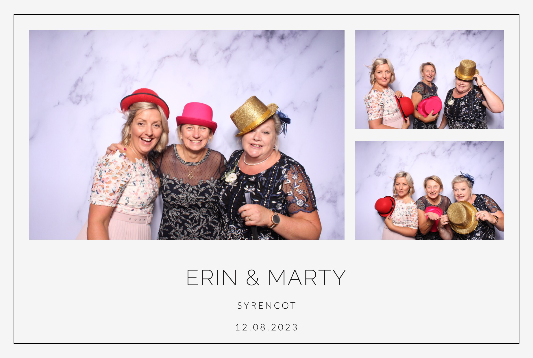 Erin & Marty | View more photos from the event at images.mobile-photo-booth.com/u/MobilePhotoBoothUK/Erin-Marty