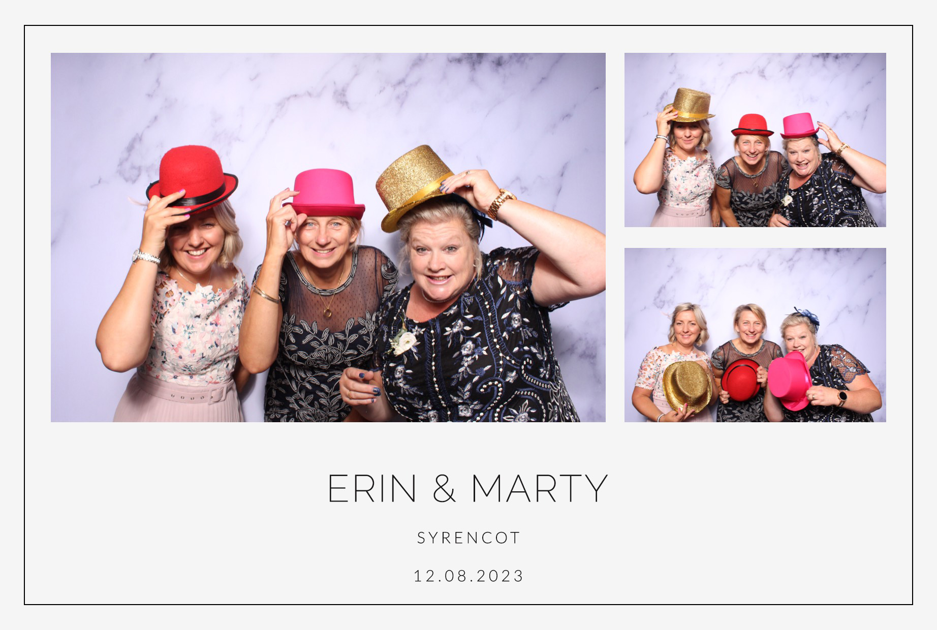 Erin & Marty | View more photos from the event at images.mobile-photo-booth.com/u/MobilePhotoBoothUK/Erin-Marty