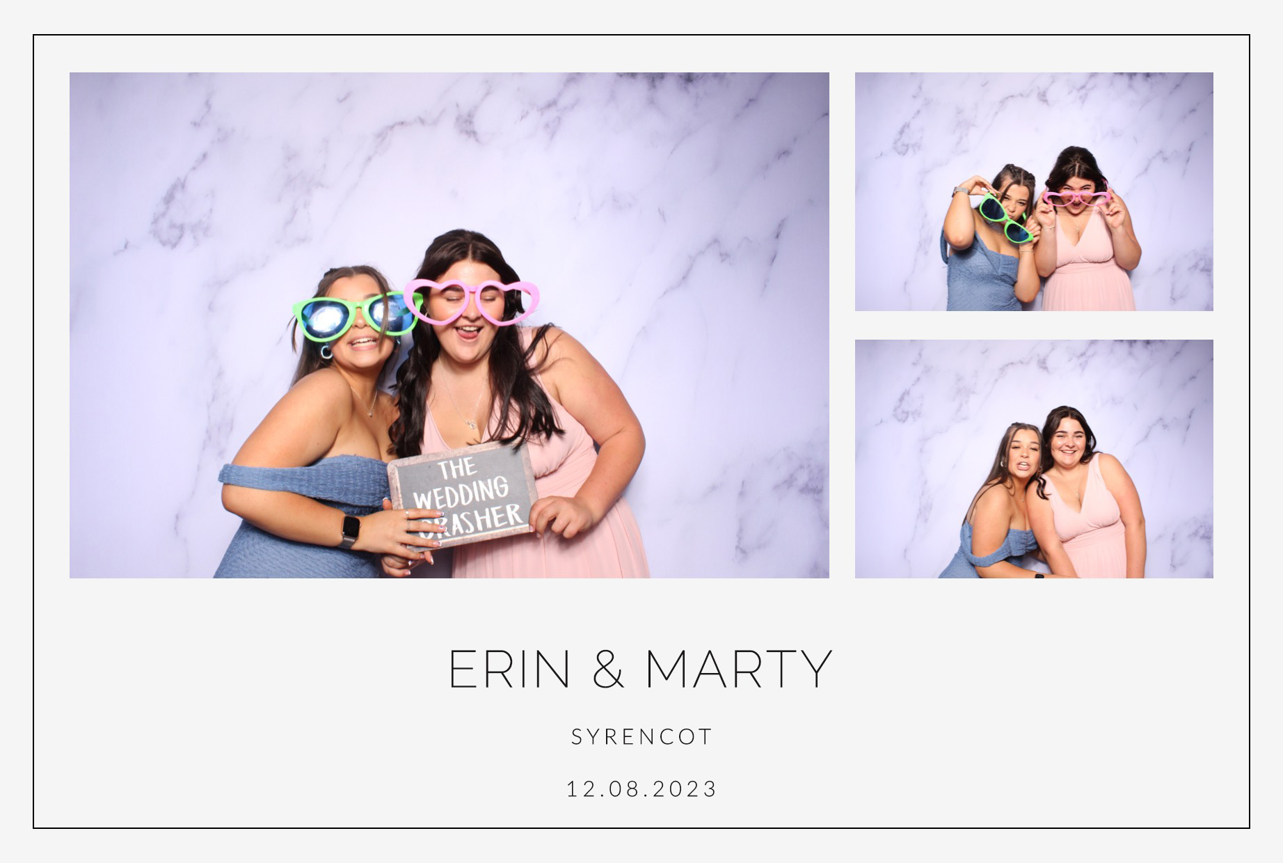 Erin & Marty | View more photos from the event at images.mobile-photo-booth.com/u/MobilePhotoBoothUK/Erin-Marty