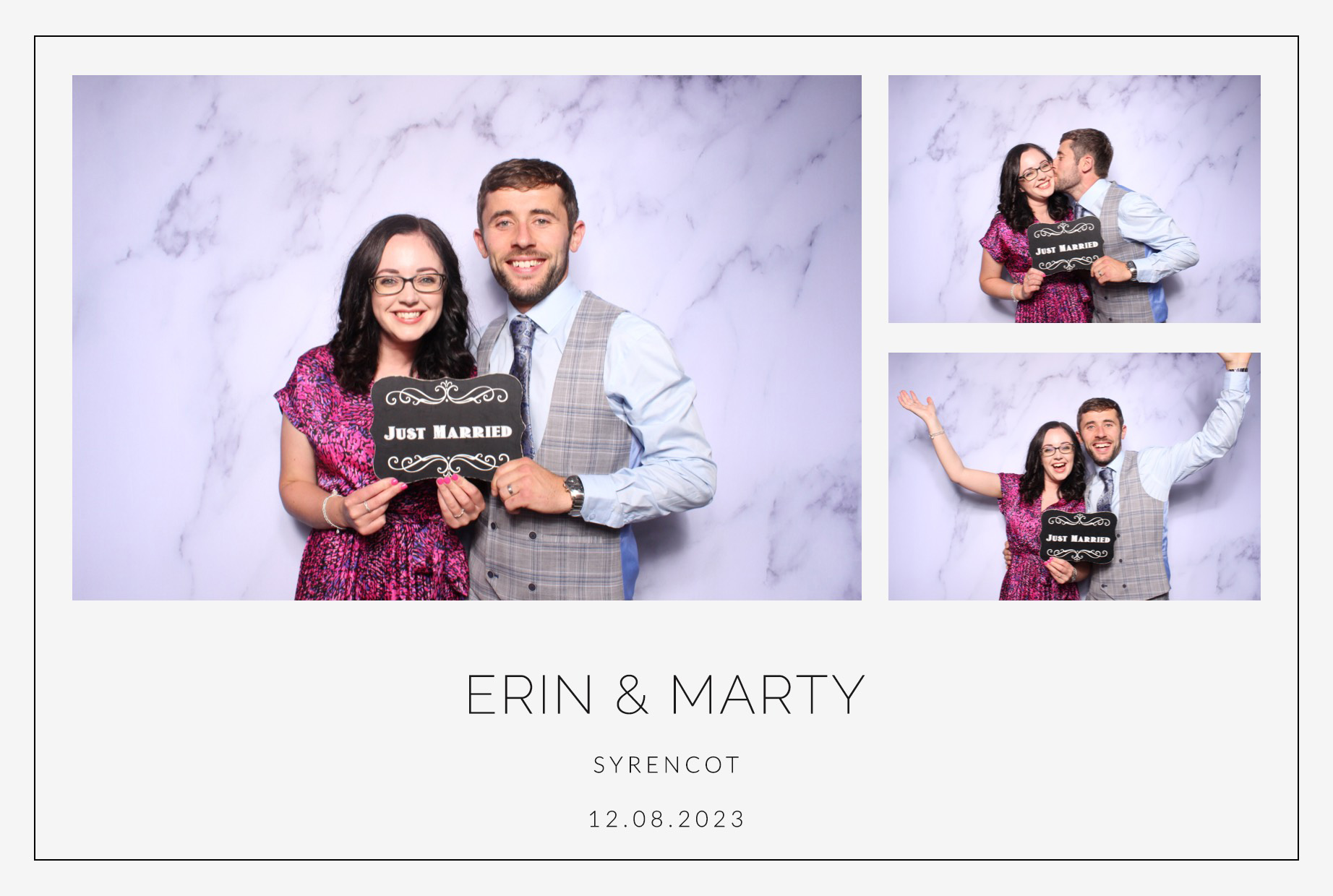 Erin & Marty | View more photos from the event at images.mobile-photo-booth.com/u/MobilePhotoBoothUK/Erin-Marty
