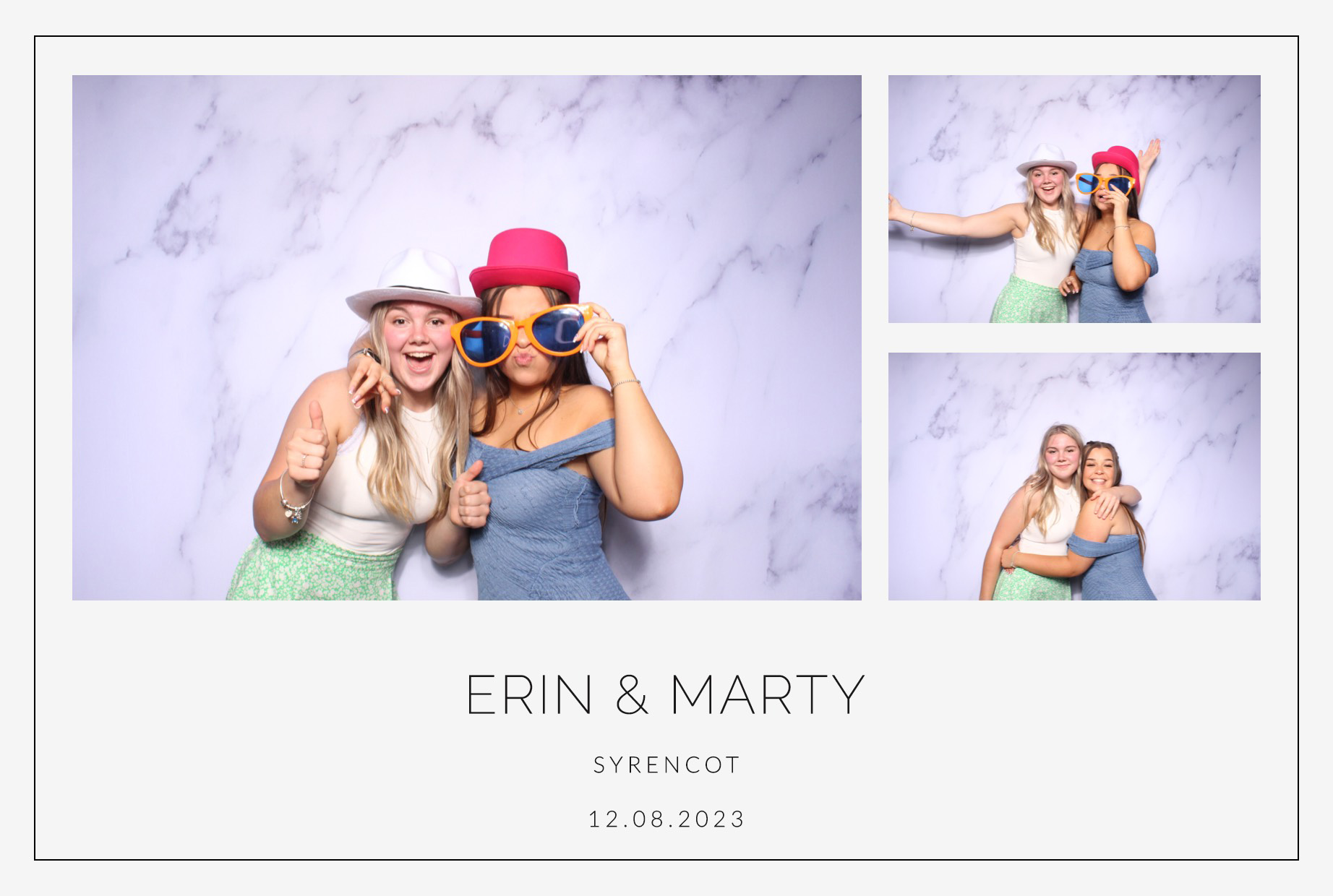 Erin & Marty | View more photos from the event at images.mobile-photo-booth.com/u/MobilePhotoBoothUK/Erin-Marty