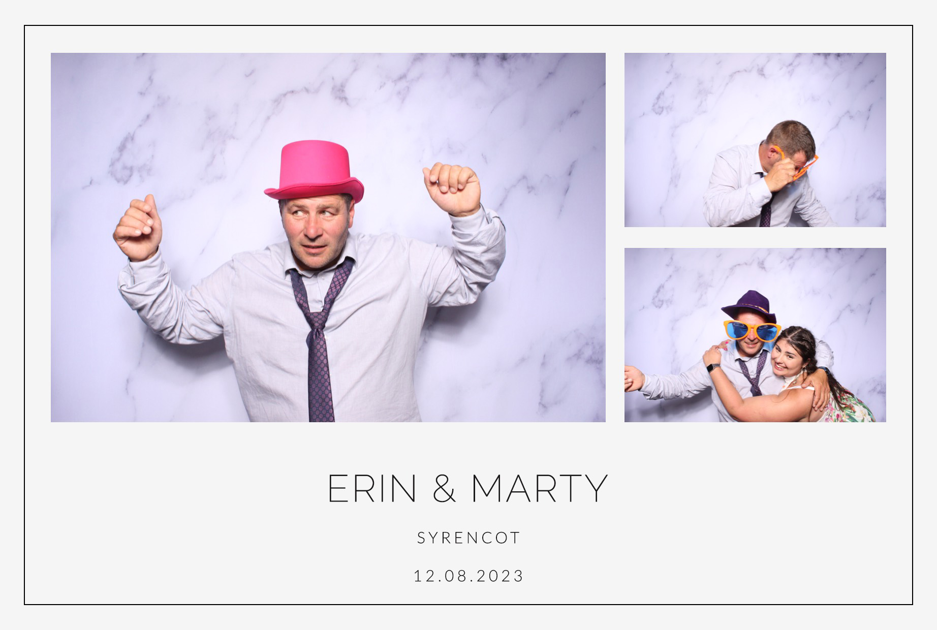Erin & Marty | View more photos from the event at images.mobile-photo-booth.com/u/MobilePhotoBoothUK/Erin-Marty