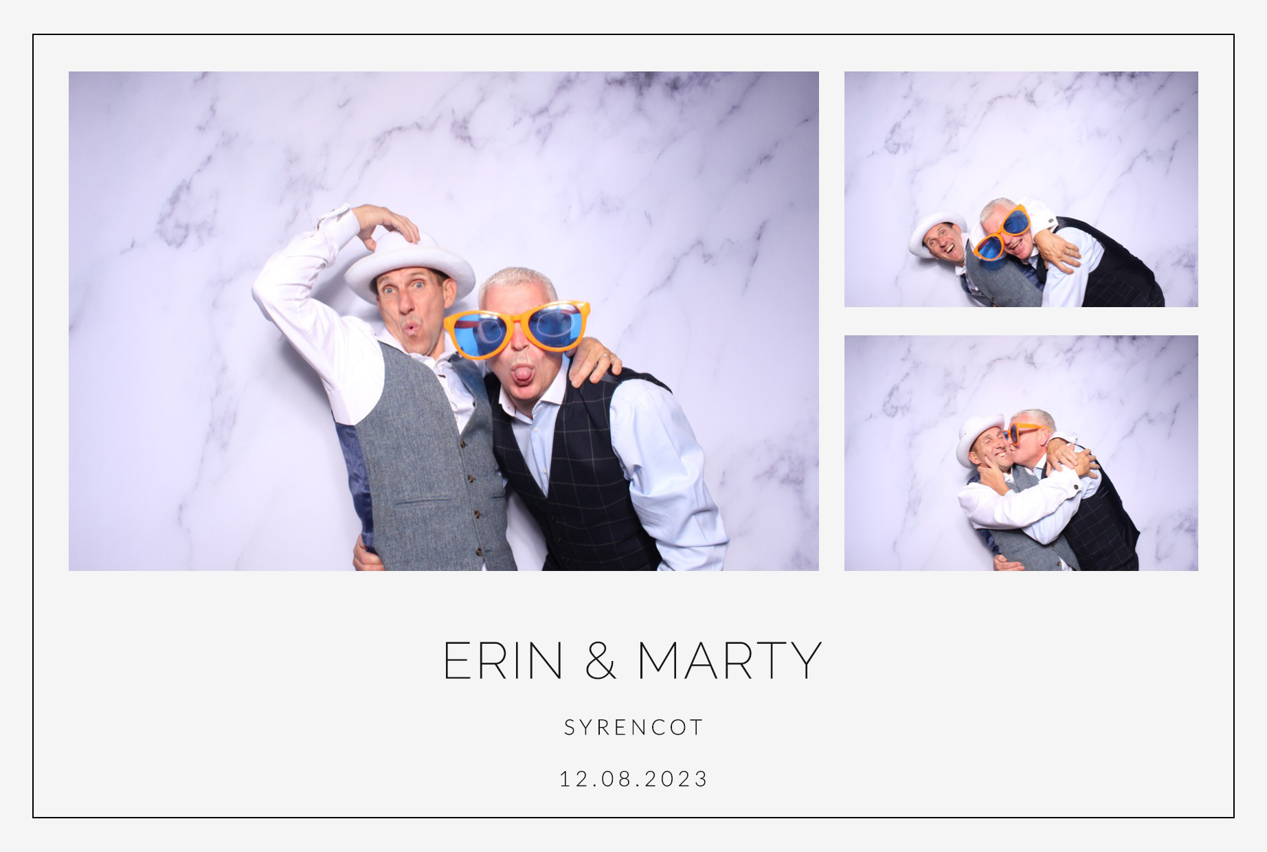 Erin & Marty | View more photos from the event at images.mobile-photo-booth.com/u/MobilePhotoBoothUK/Erin-Marty