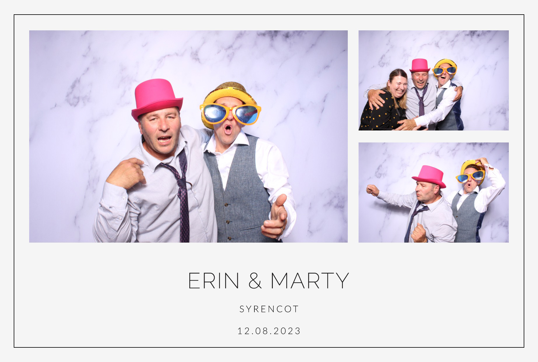 Erin & Marty | View more photos from the event at images.mobile-photo-booth.com/u/MobilePhotoBoothUK/Erin-Marty
