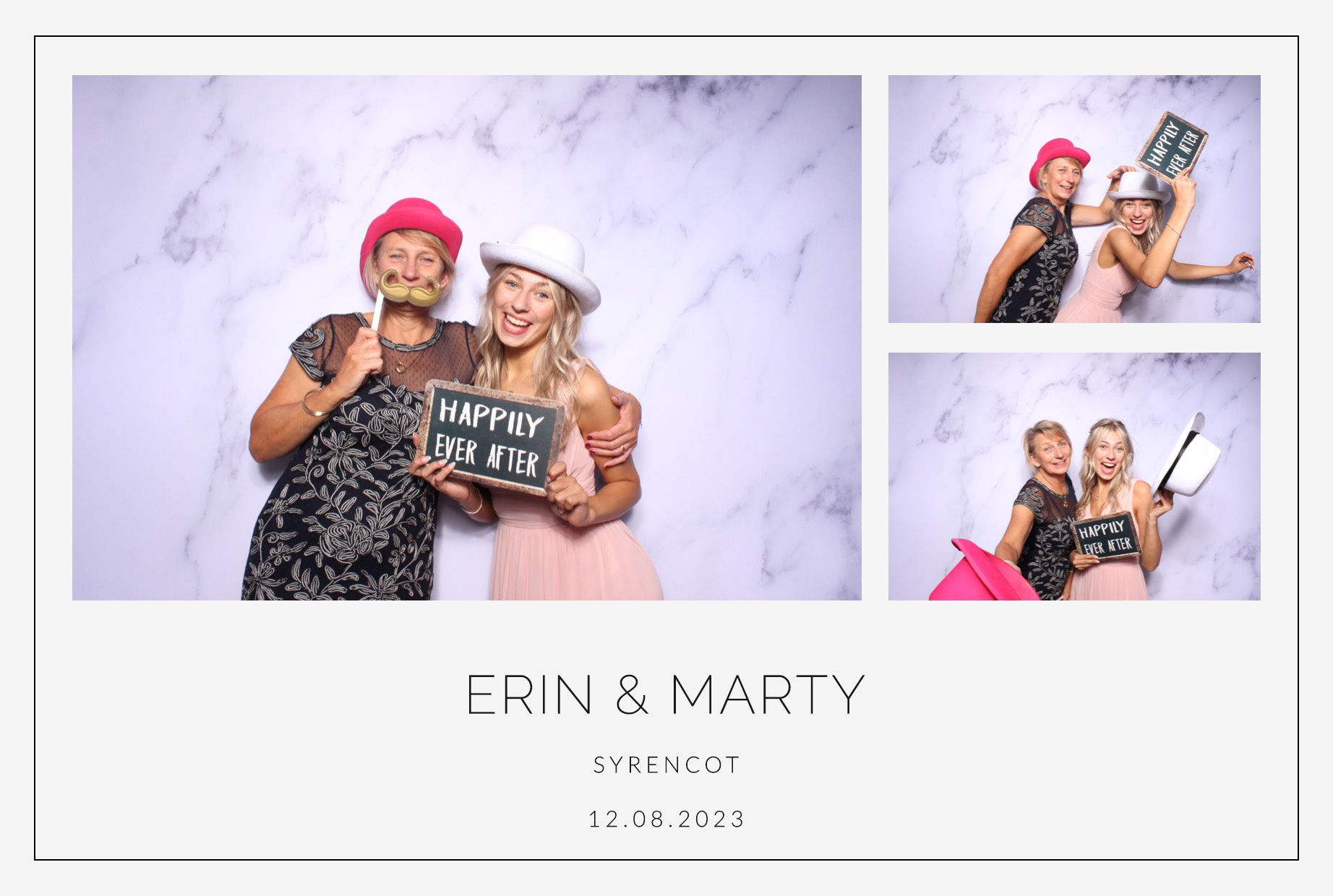 Erin & Marty | View more photos from the event at images.mobile-photo-booth.com/u/MobilePhotoBoothUK/Erin-Marty