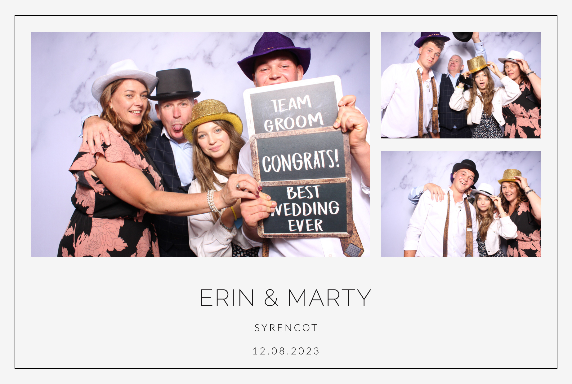 Erin & Marty | View more photos from the event at images.mobile-photo-booth.com/u/MobilePhotoBoothUK/Erin-Marty
