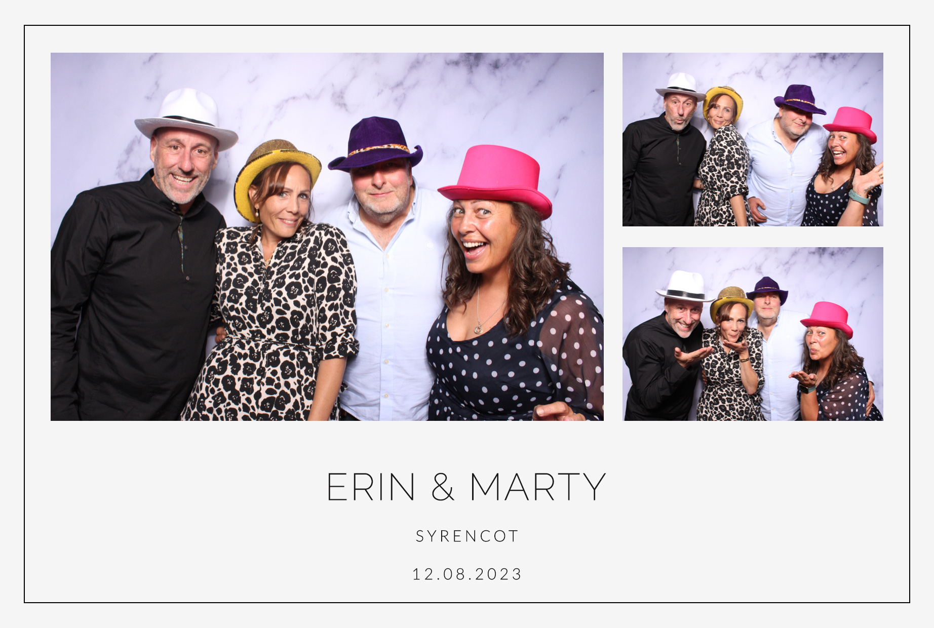 Erin & Marty | View more photos from the event at images.mobile-photo-booth.com/u/MobilePhotoBoothUK/Erin-Marty