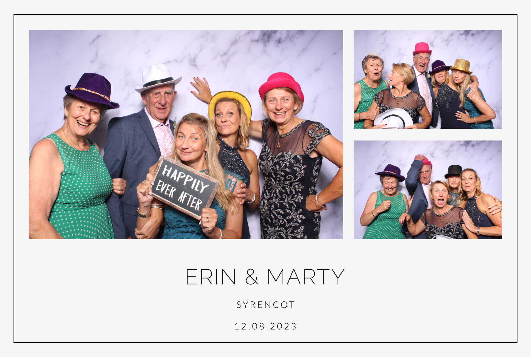 Erin & Marty | View more photos from the event at images.mobile-photo-booth.com/u/MobilePhotoBoothUK/Erin-Marty