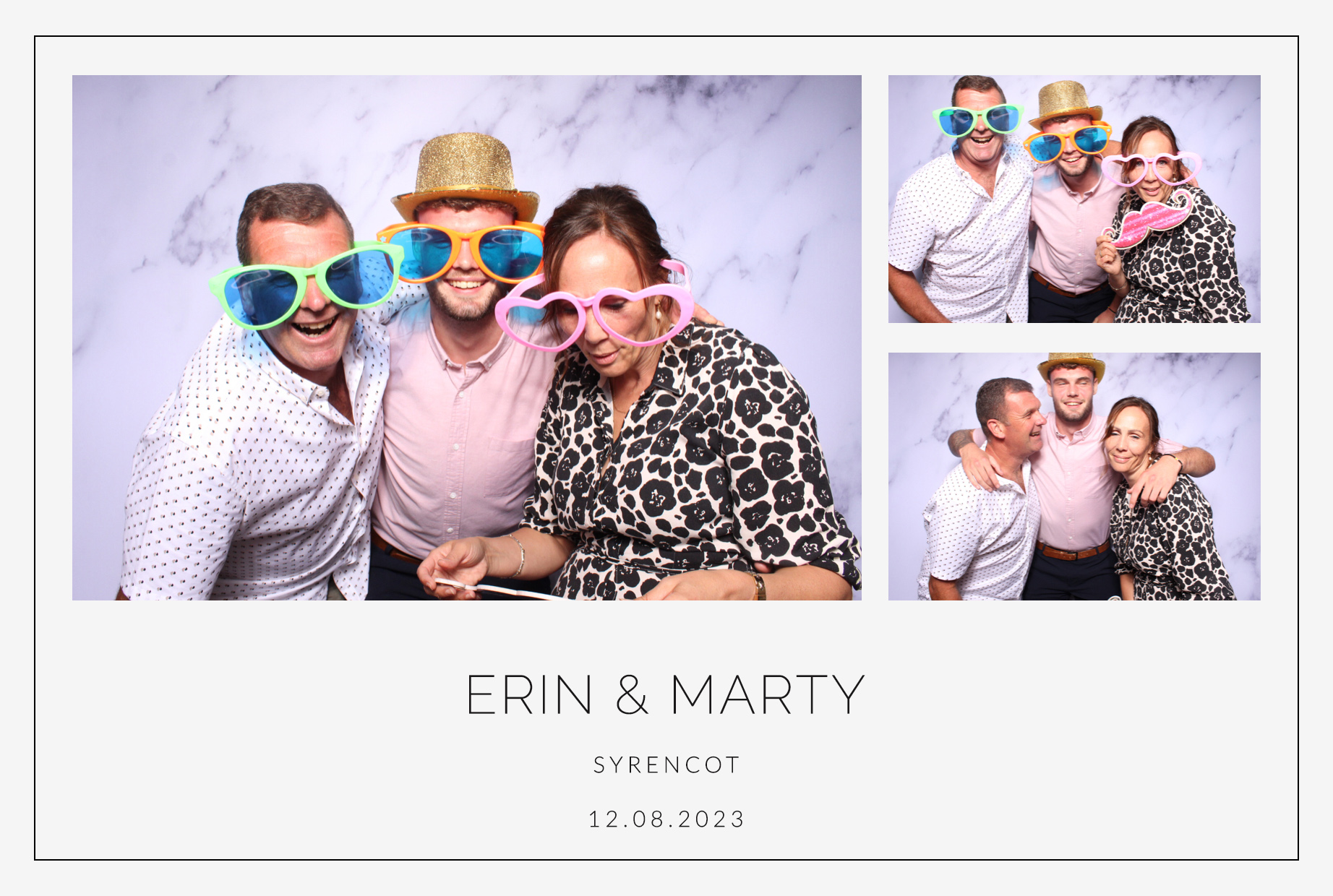 Erin & Marty | View more photos from the event at images.mobile-photo-booth.com/u/MobilePhotoBoothUK/Erin-Marty
