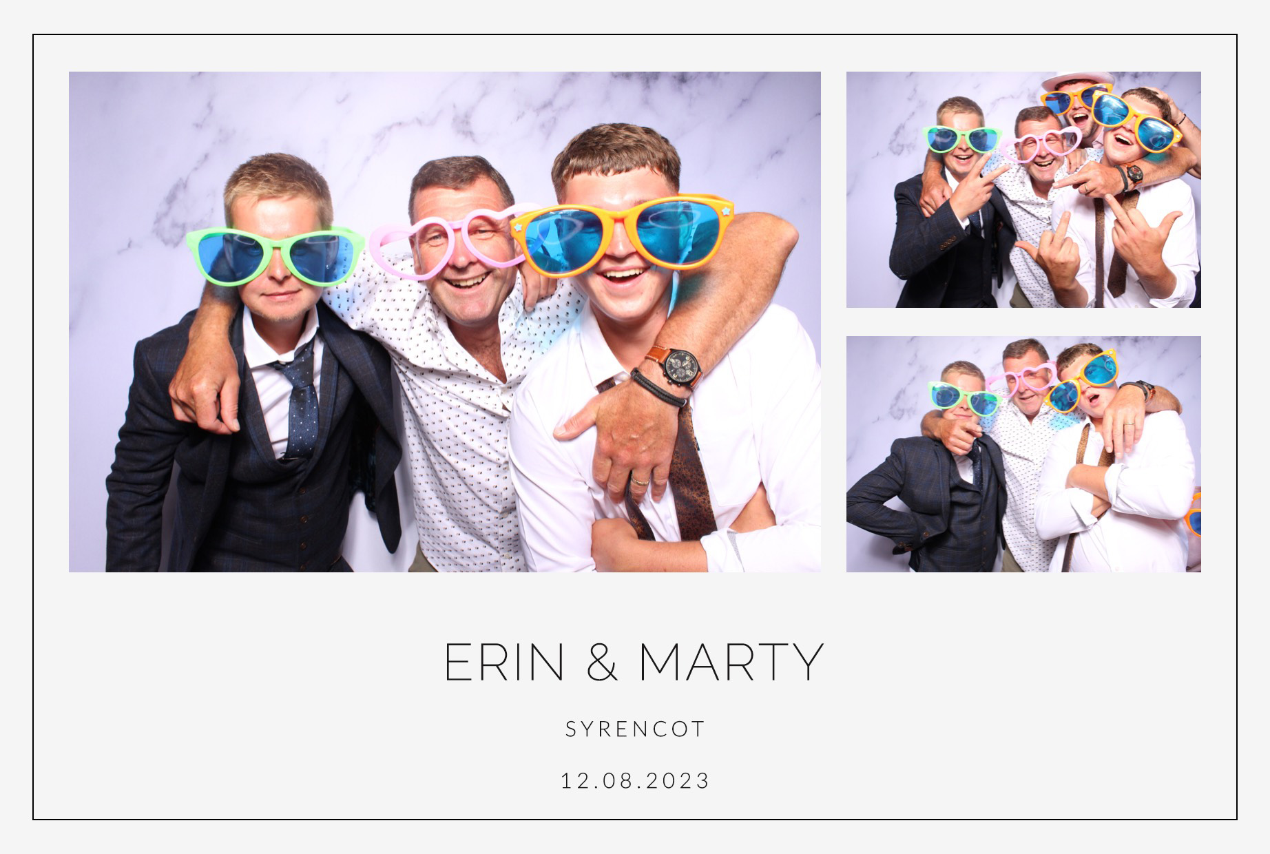 Erin & Marty | View more photos from the event at images.mobile-photo-booth.com/u/MobilePhotoBoothUK/Erin-Marty