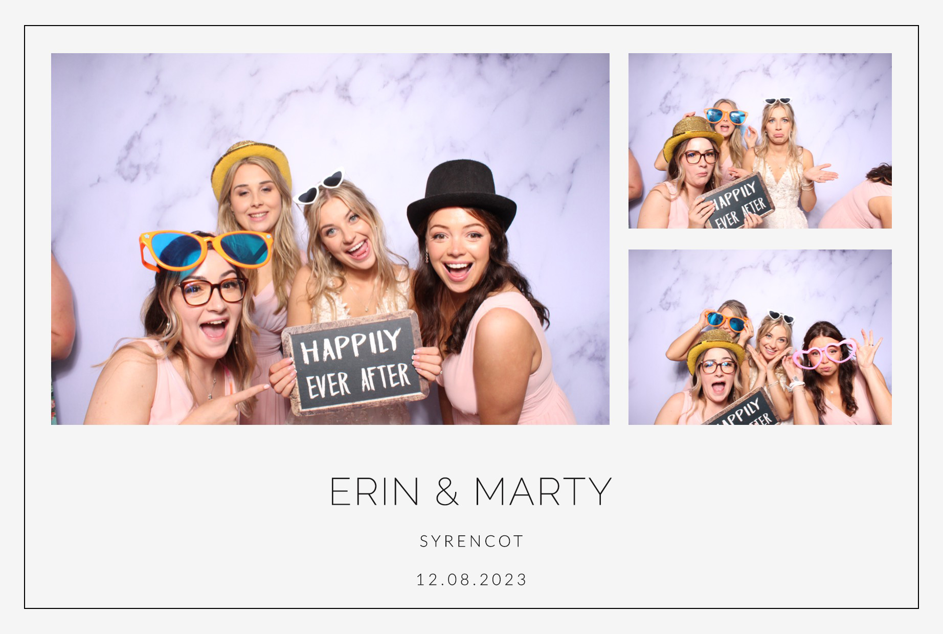 Erin & Marty | View more photos from the event at images.mobile-photo-booth.com/u/MobilePhotoBoothUK/Erin-Marty