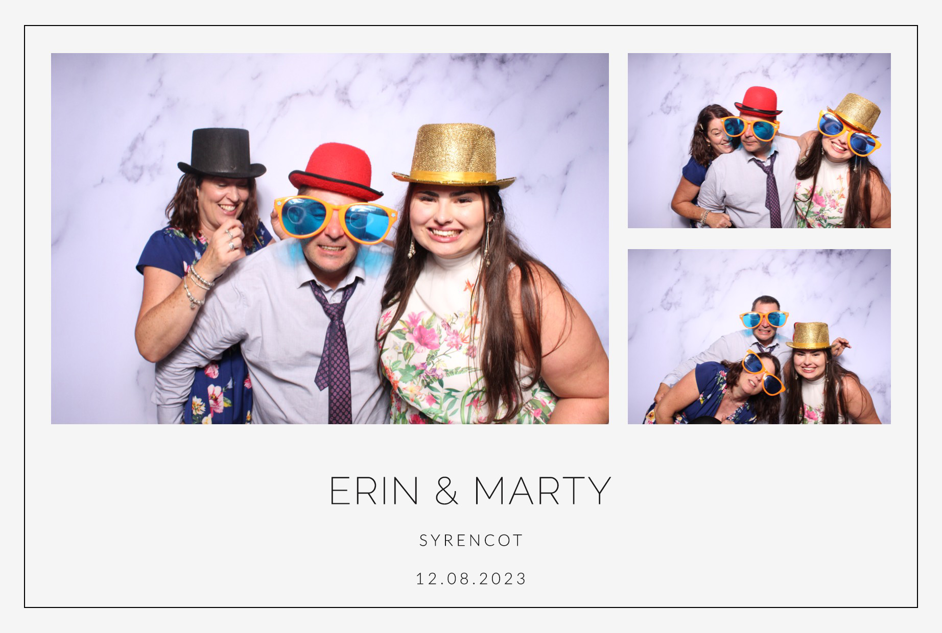 Erin & Marty | View more photos from the event at images.mobile-photo-booth.com/u/MobilePhotoBoothUK/Erin-Marty