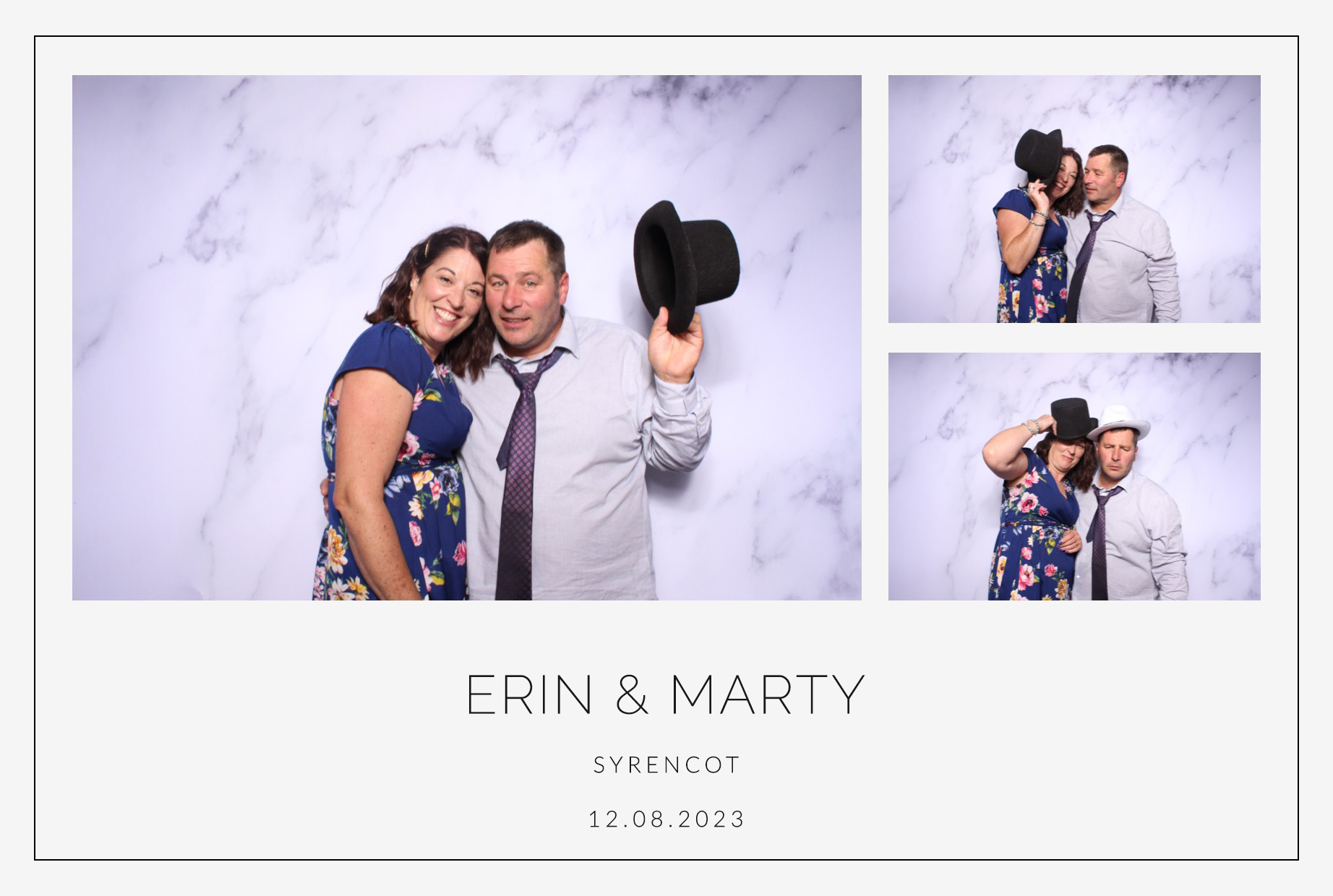Erin & Marty | View more photos from the event at images.mobile-photo-booth.com/u/MobilePhotoBoothUK/Erin-Marty