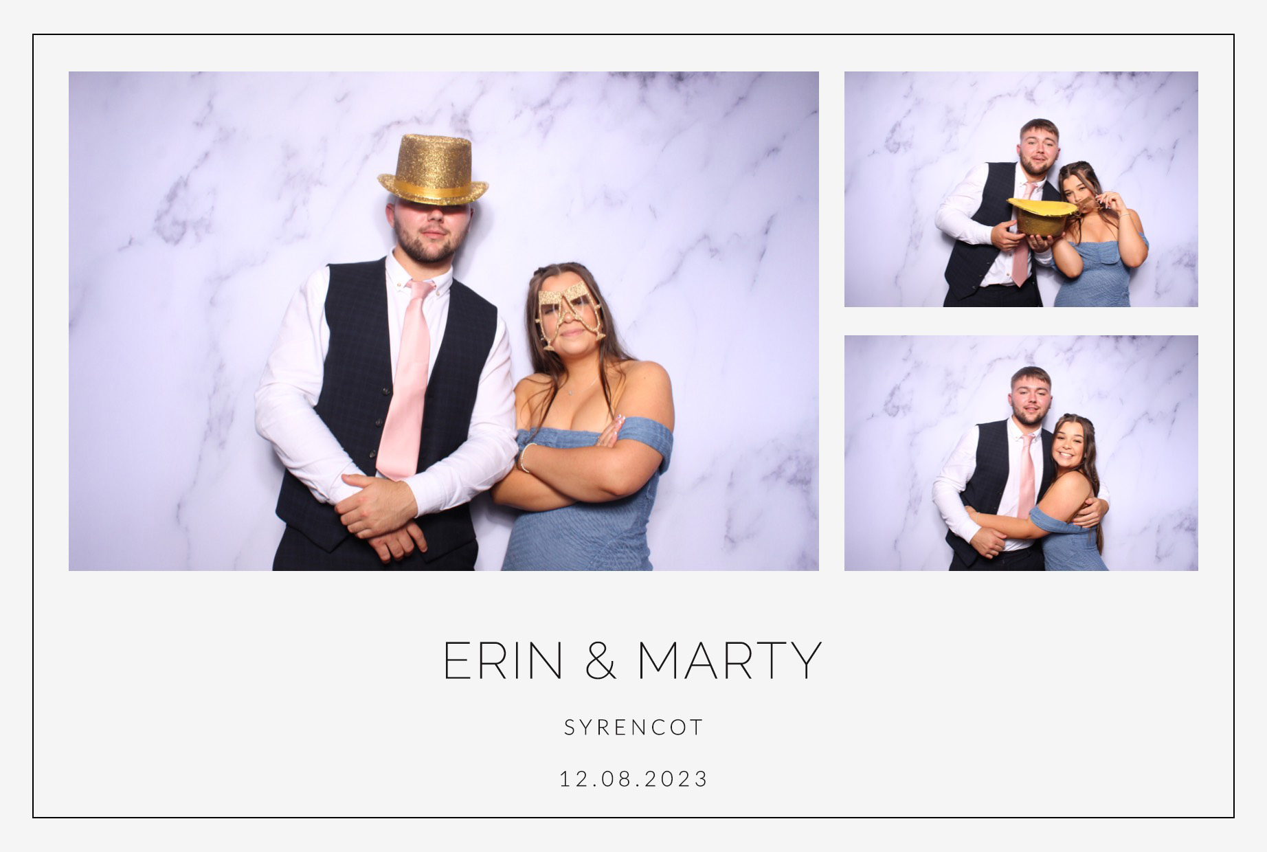Erin & Marty | View more photos from the event at images.mobile-photo-booth.com/u/MobilePhotoBoothUK/Erin-Marty