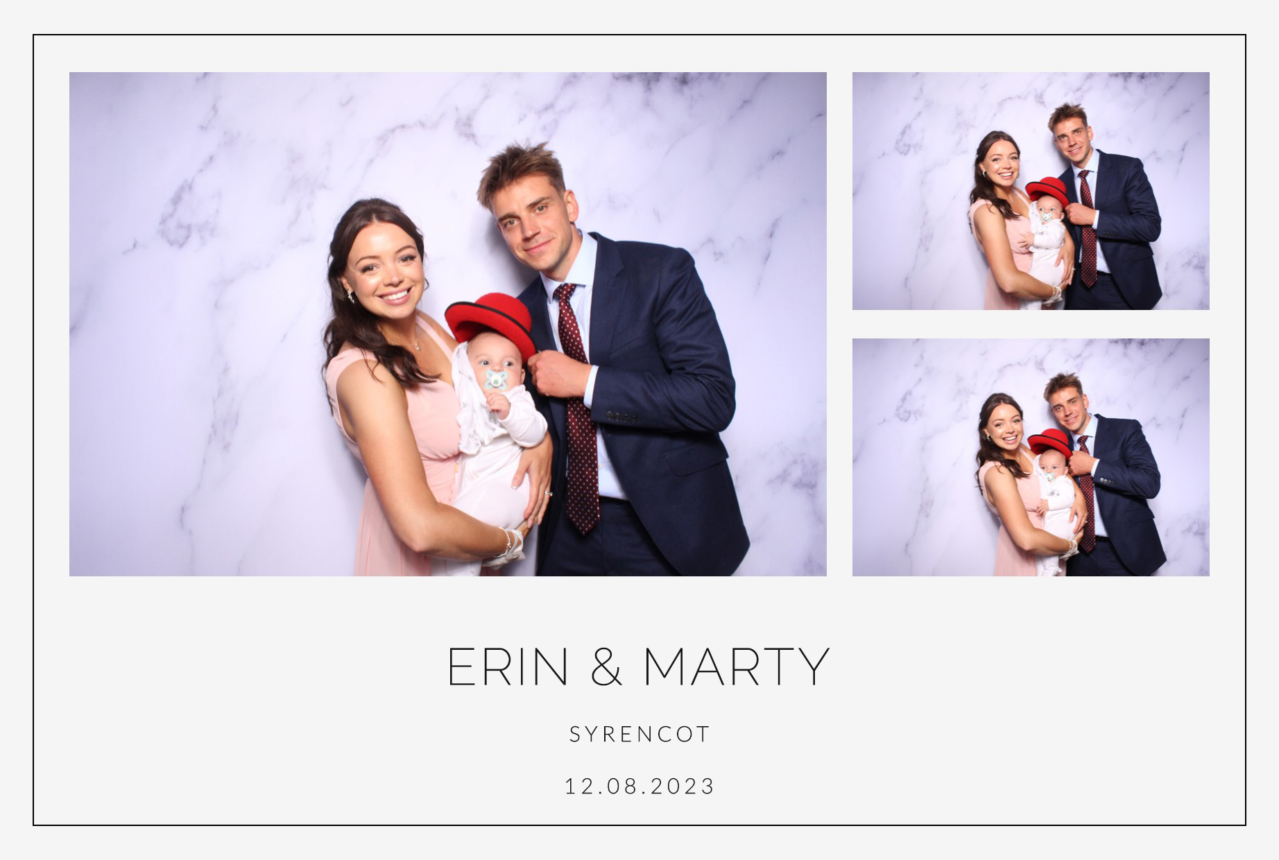 Erin & Marty | View more photos from the event at images.mobile-photo-booth.com/u/MobilePhotoBoothUK/Erin-Marty