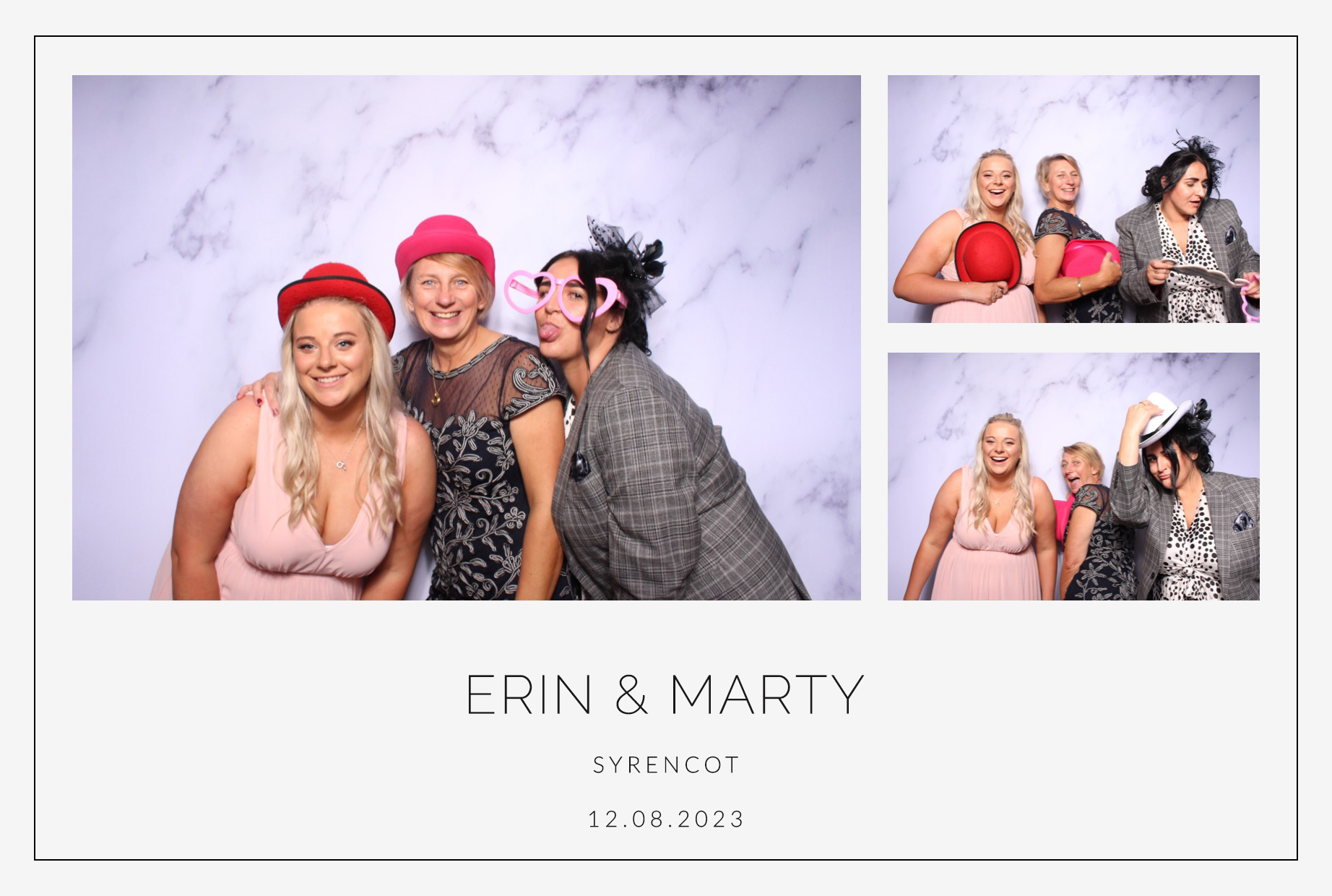 Erin & Marty | View more photos from the event at images.mobile-photo-booth.com/u/MobilePhotoBoothUK/Erin-Marty