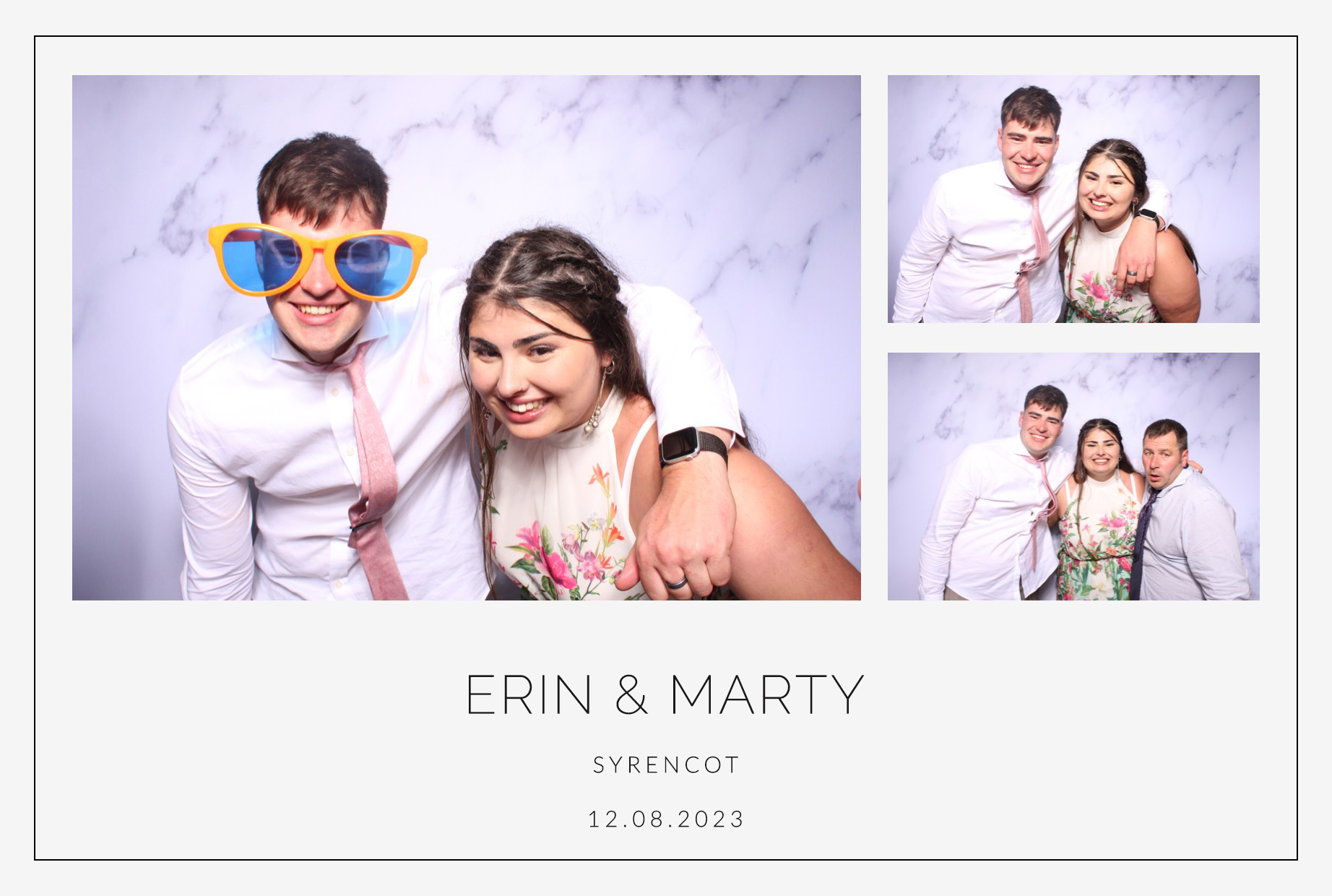 Erin & Marty | View more photos from the event at images.mobile-photo-booth.com/u/MobilePhotoBoothUK/Erin-Marty