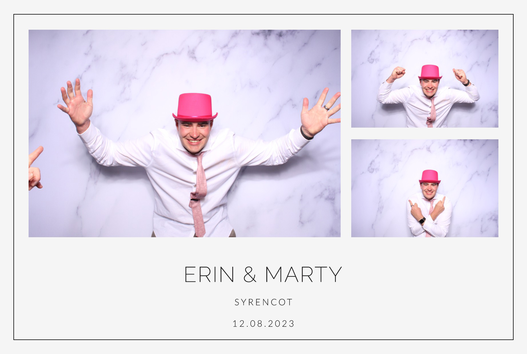 Erin & Marty | View more photos from the event at images.mobile-photo-booth.com/u/MobilePhotoBoothUK/Erin-Marty
