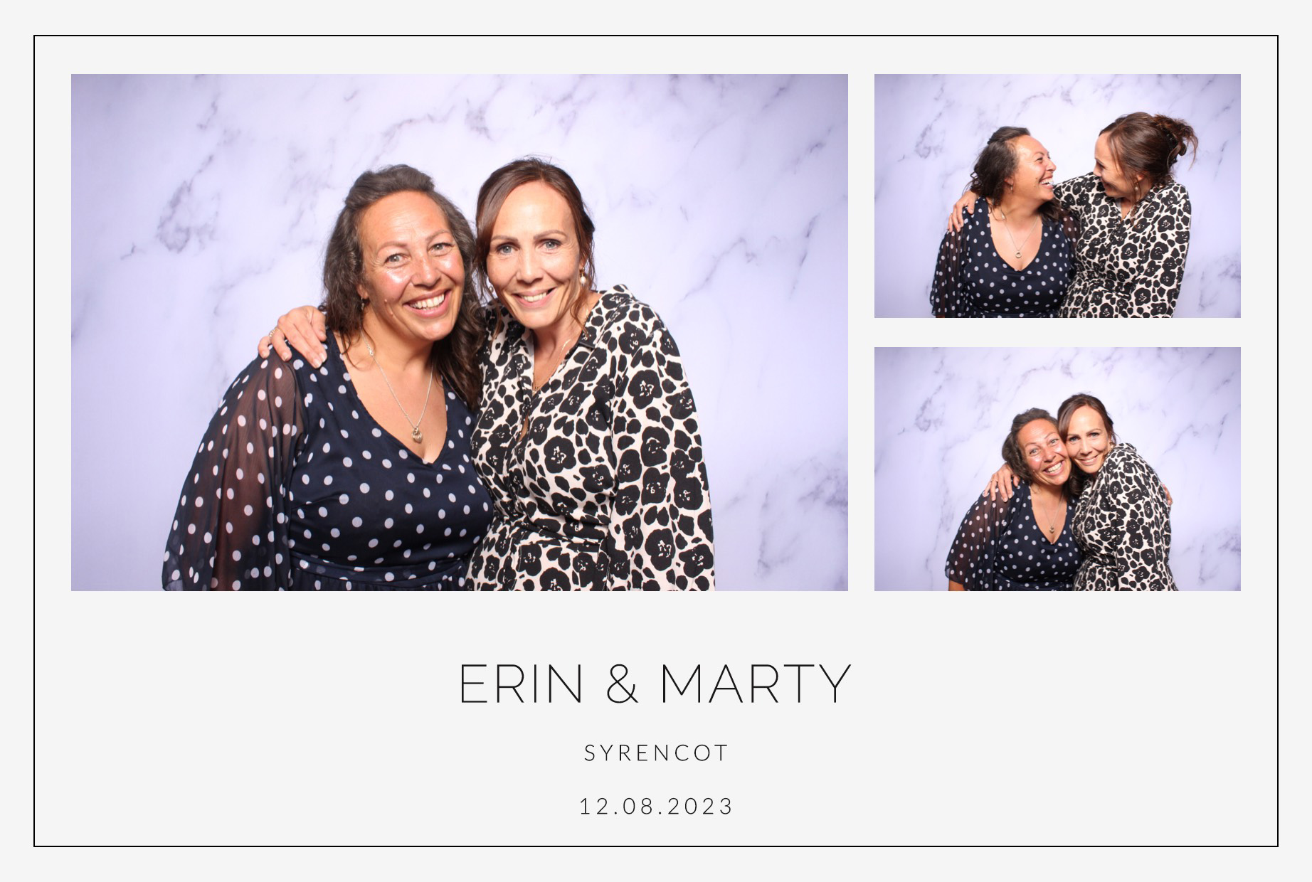Erin & Marty | View more photos from the event at images.mobile-photo-booth.com/u/MobilePhotoBoothUK/Erin-Marty