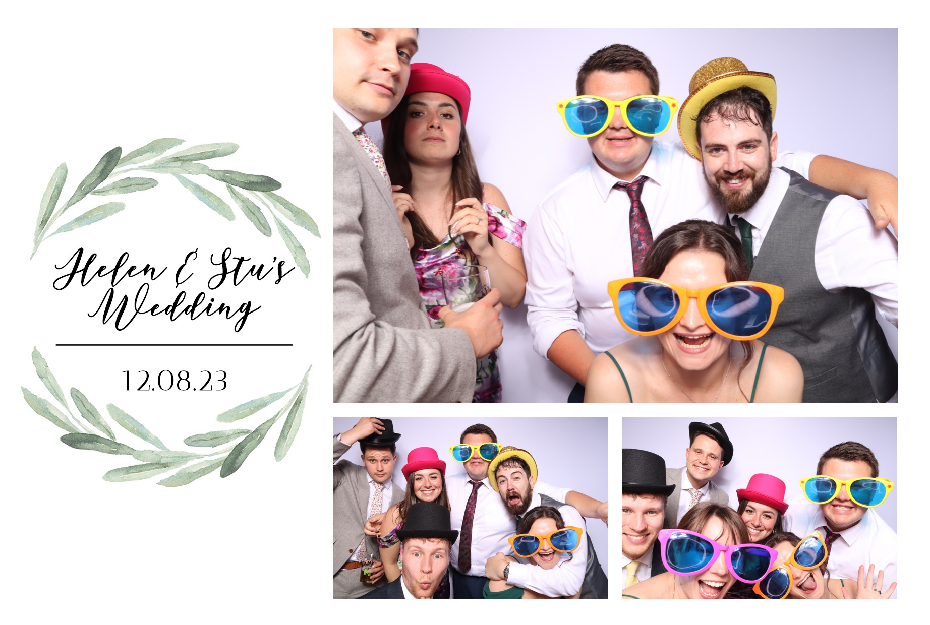 Helen & Stu | View more photos from the event at images.mobile-photo-booth.com/u/MobilePhotoBoothUK/Helen-Stu