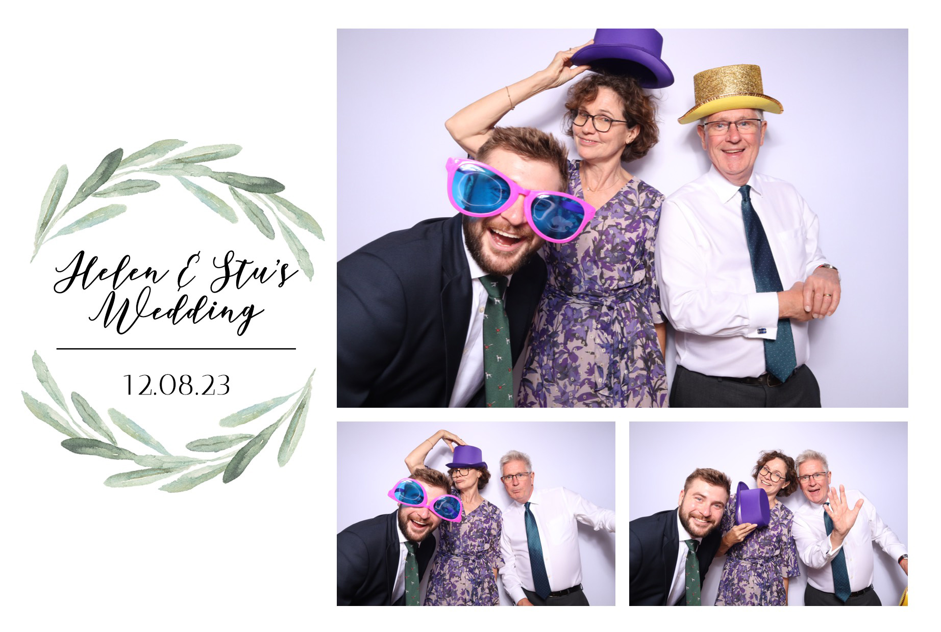Helen & Stu | View more photos from the event at images.mobile-photo-booth.com/u/MobilePhotoBoothUK/Helen-Stu