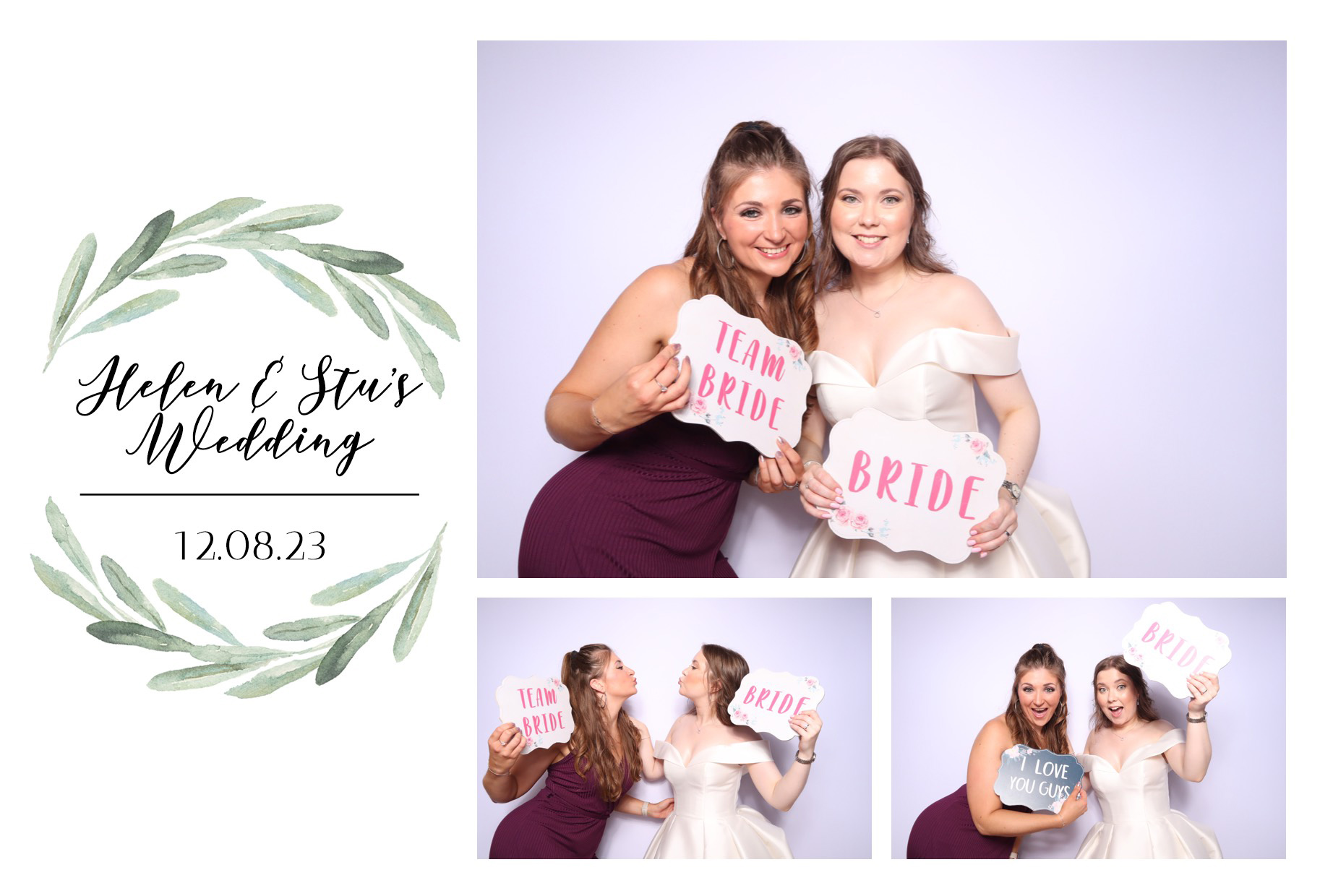 Helen & Stu | View more photos from the event at images.mobile-photo-booth.com/u/MobilePhotoBoothUK/Helen-Stu