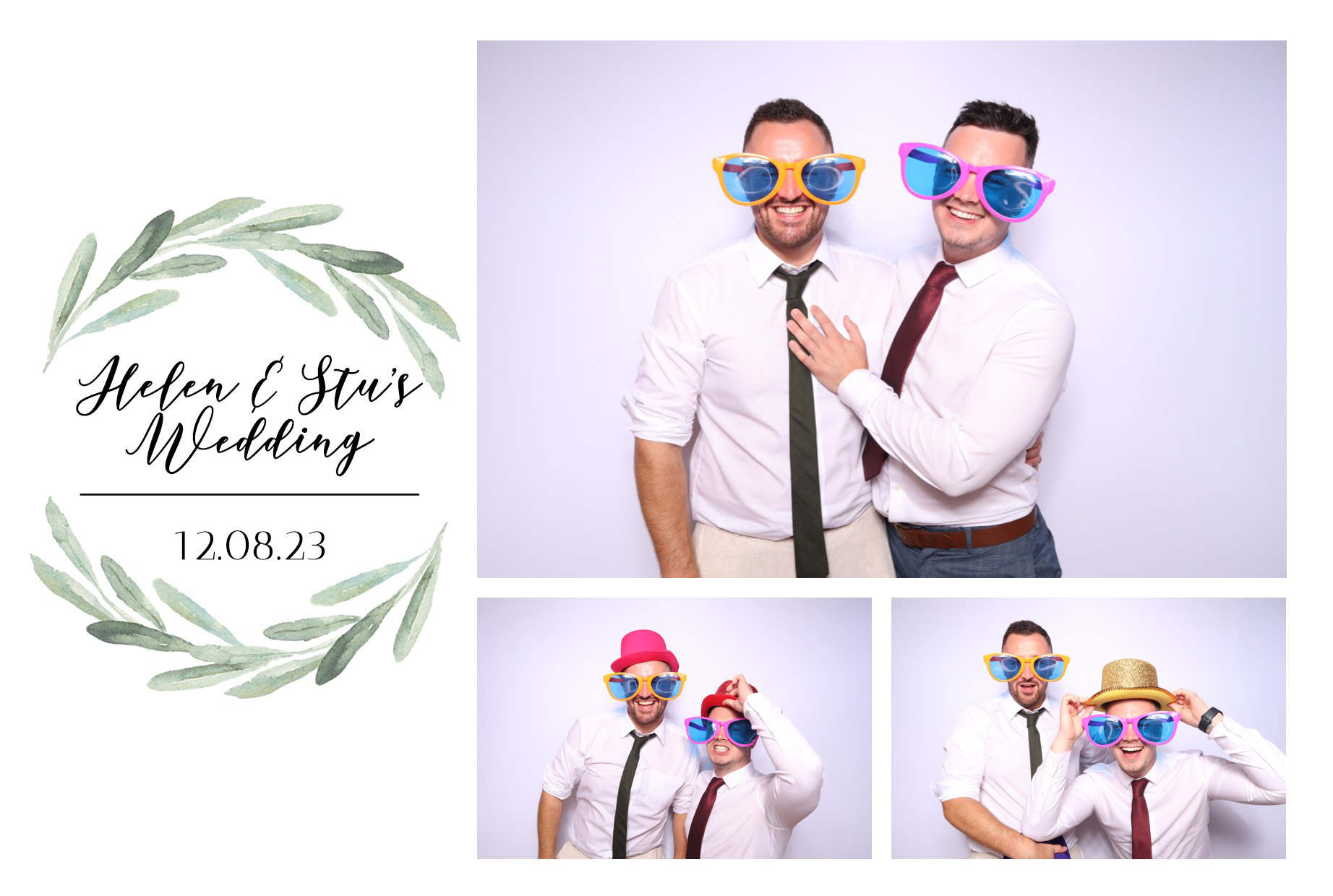 Helen & Stu | View more photos from the event at images.mobile-photo-booth.com/u/MobilePhotoBoothUK/Helen-Stu