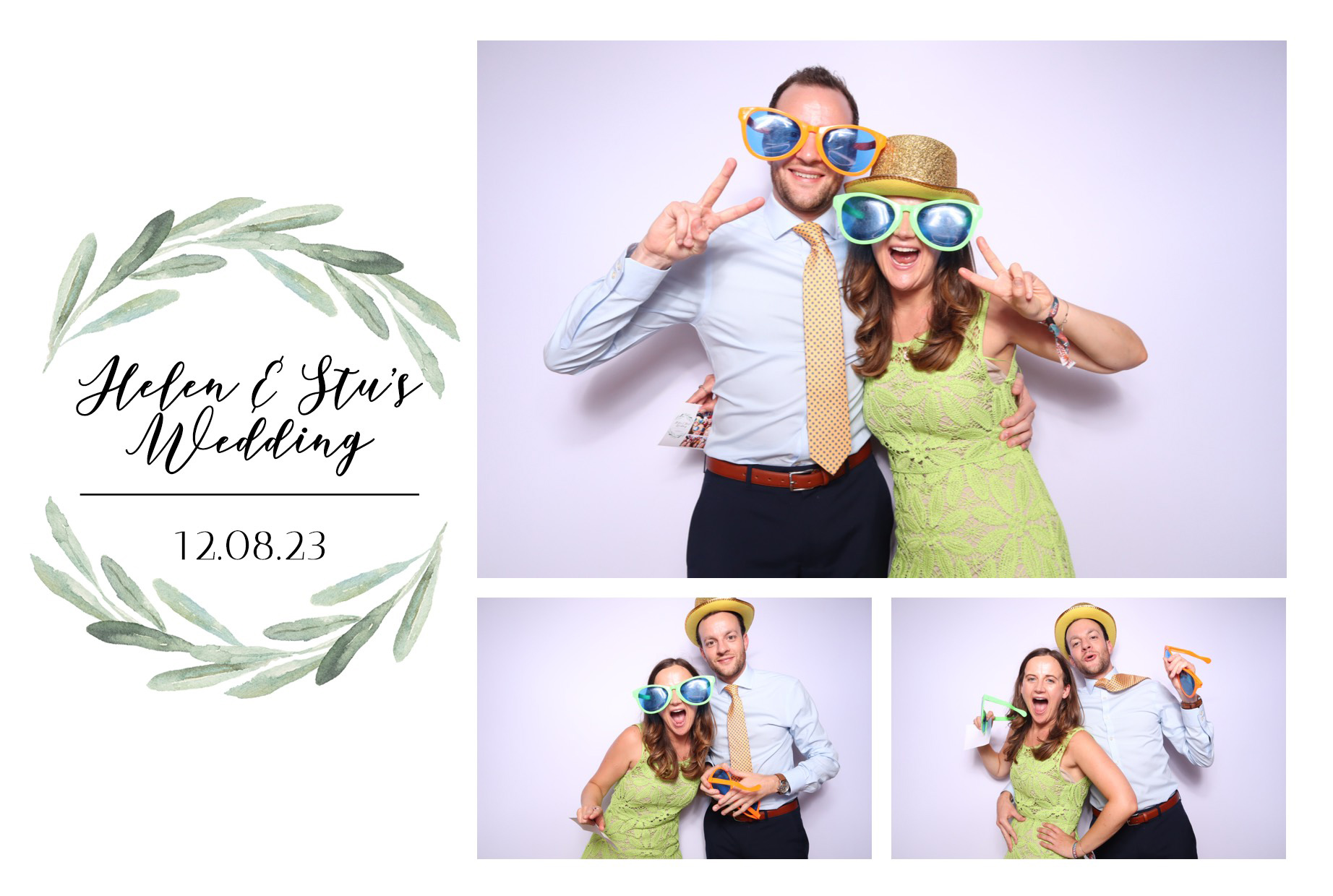 Helen & Stu | View more photos from the event at images.mobile-photo-booth.com/u/MobilePhotoBoothUK/Helen-Stu
