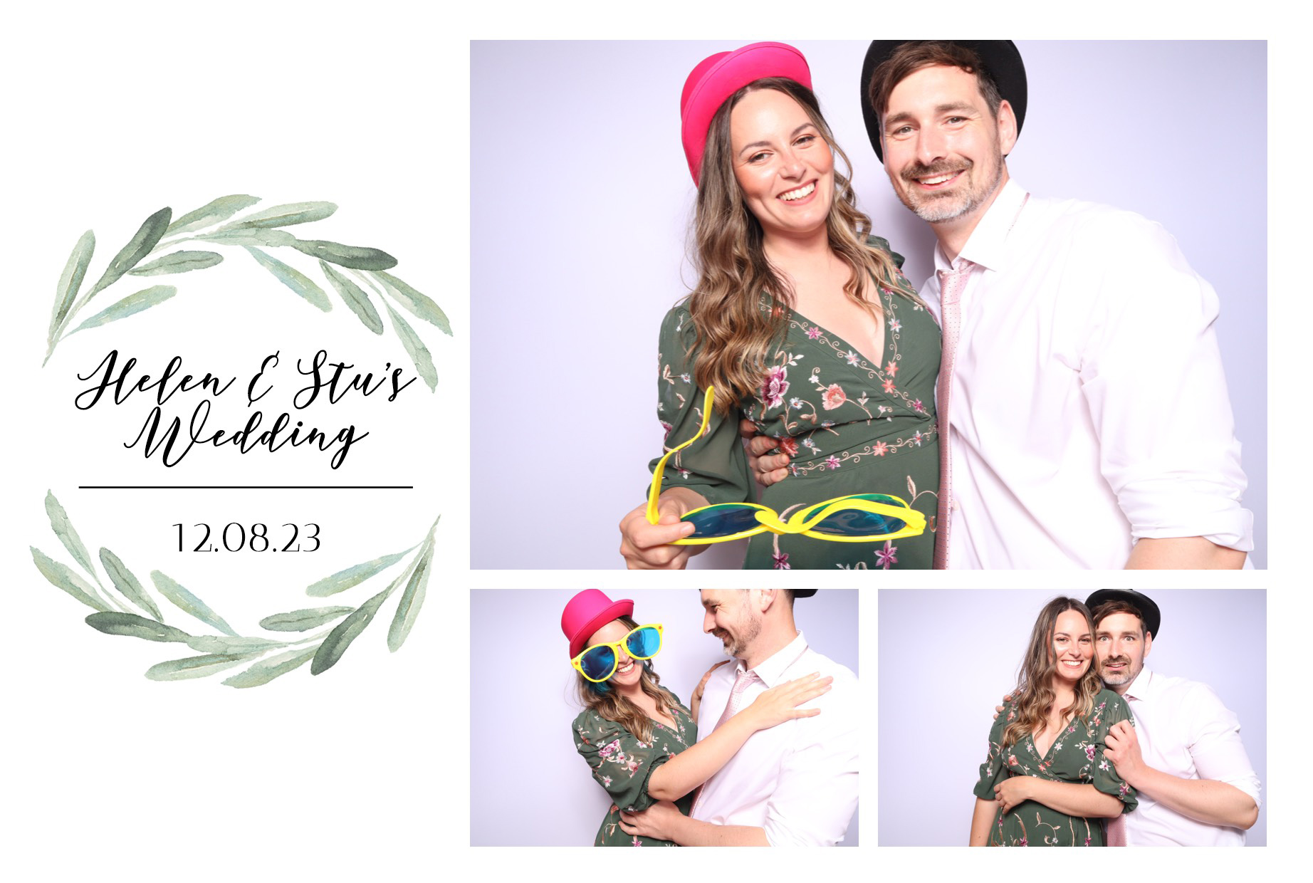 Helen & Stu | View more photos from the event at images.mobile-photo-booth.com/u/MobilePhotoBoothUK/Helen-Stu