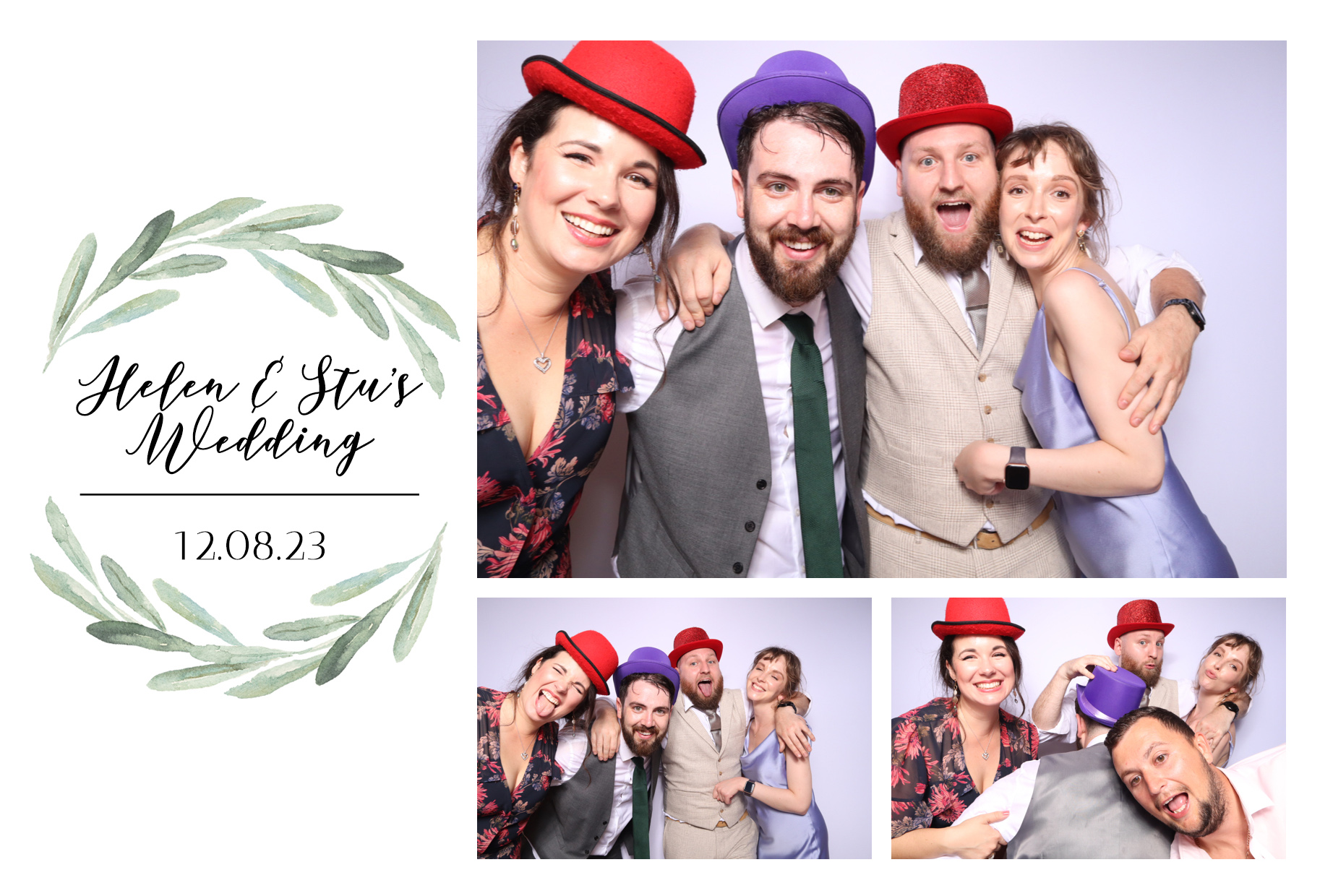Helen & Stu | View more photos from the event at images.mobile-photo-booth.com/u/MobilePhotoBoothUK/Helen-Stu