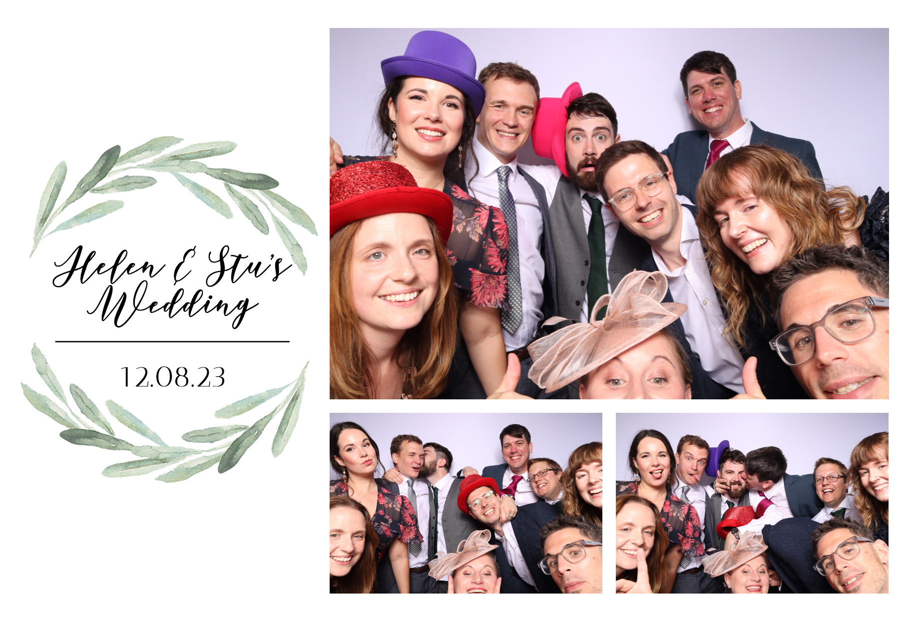 Helen & Stu | View more photos from the event at images.mobile-photo-booth.com/u/MobilePhotoBoothUK/Helen-Stu