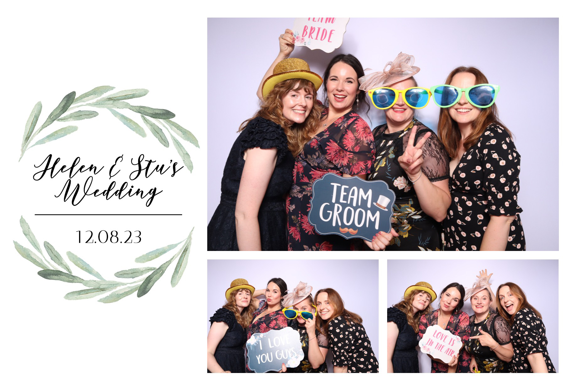 Helen & Stu | View more photos from the event at images.mobile-photo-booth.com/u/MobilePhotoBoothUK/Helen-Stu