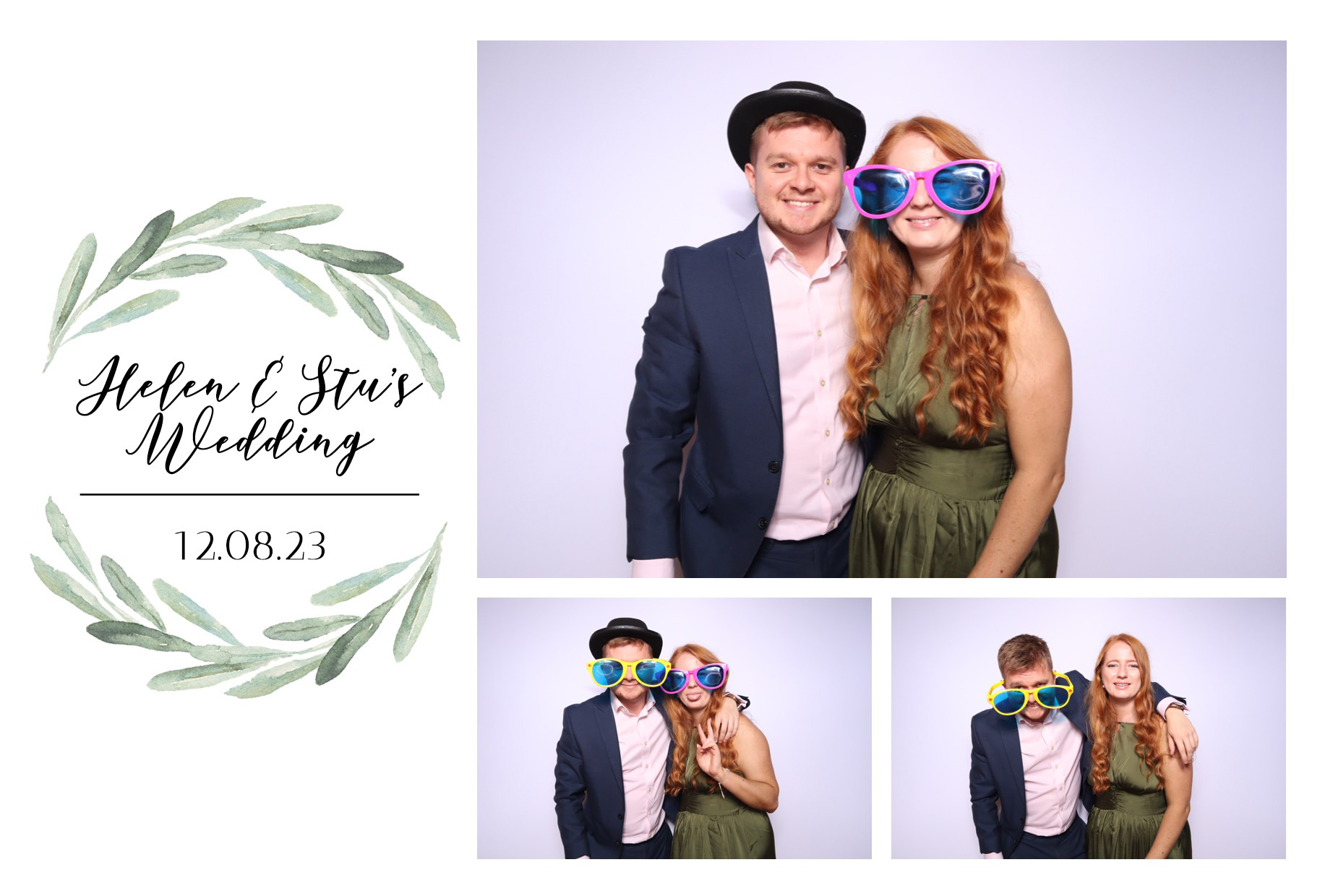 Helen & Stu | View more photos from the event at images.mobile-photo-booth.com/u/MobilePhotoBoothUK/Helen-Stu