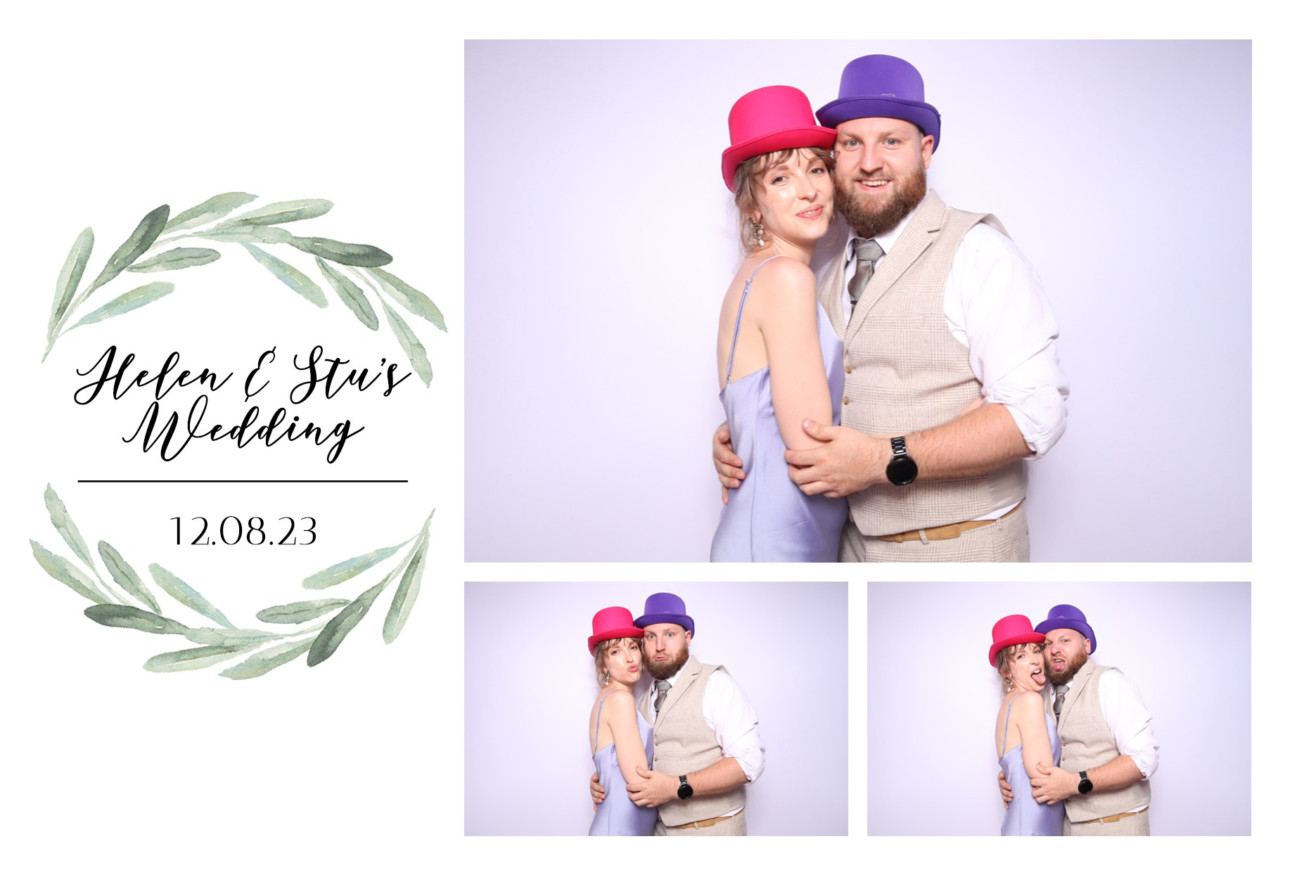Helen & Stu | View more photos from the event at images.mobile-photo-booth.com/u/MobilePhotoBoothUK/Helen-Stu