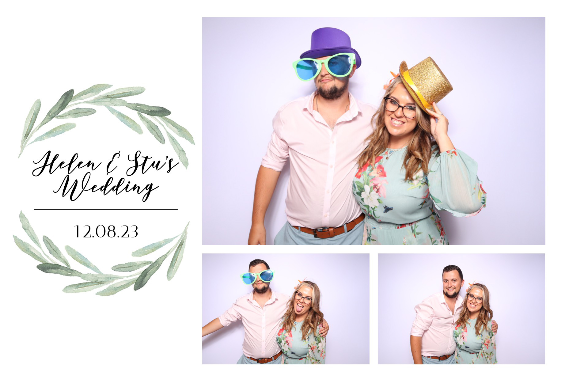 Helen & Stu | View more photos from the event at images.mobile-photo-booth.com/u/MobilePhotoBoothUK/Helen-Stu