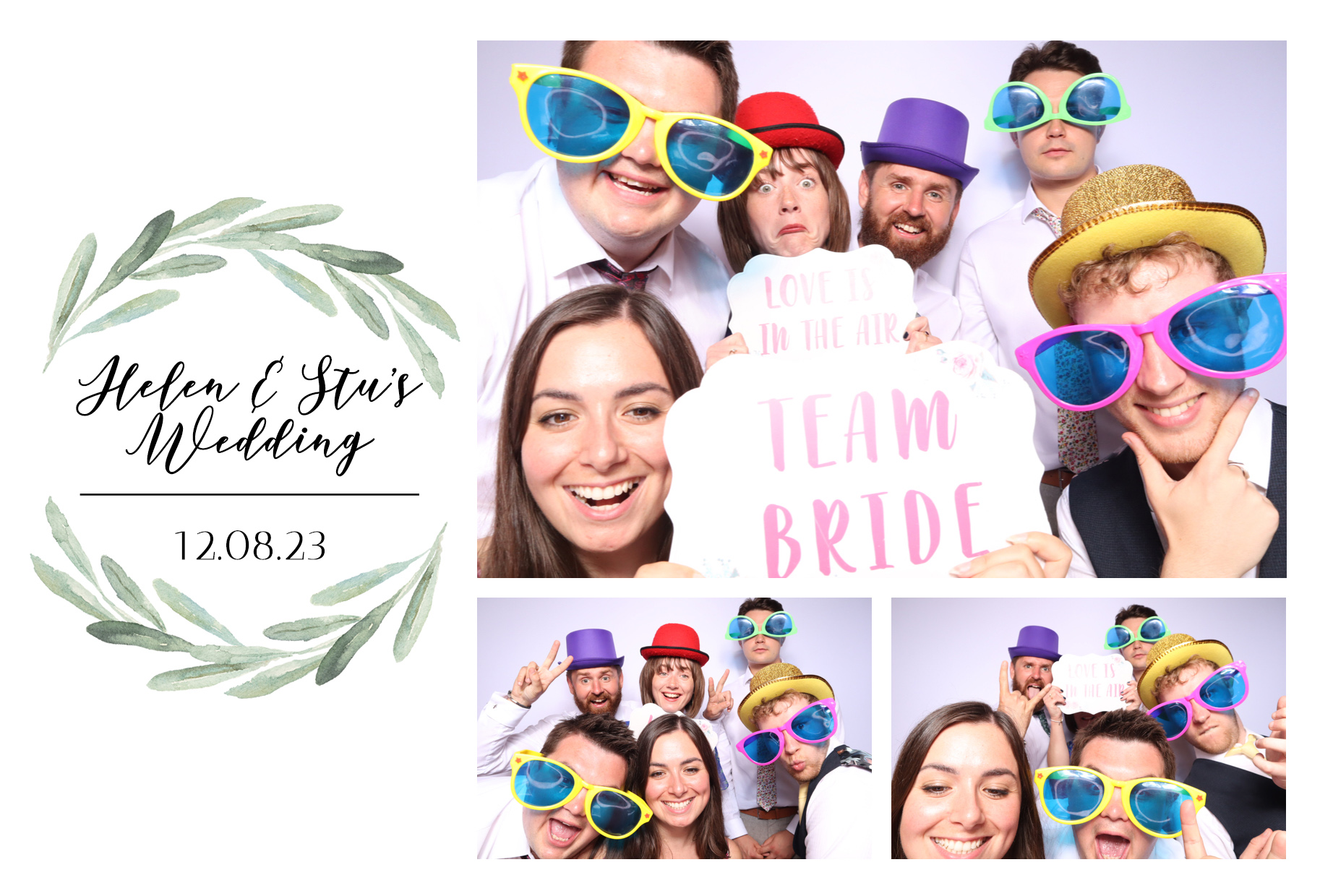 Helen & Stu | View more photos from the event at images.mobile-photo-booth.com/u/MobilePhotoBoothUK/Helen-Stu